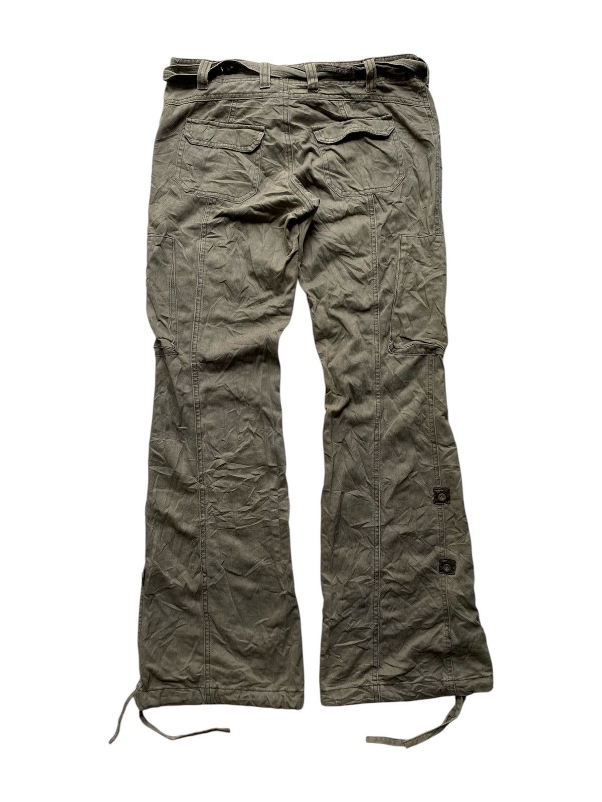 GOA Tough jean smith flared goa style cargo pants Size US 30 / EU 46 - 2 Thumbnail