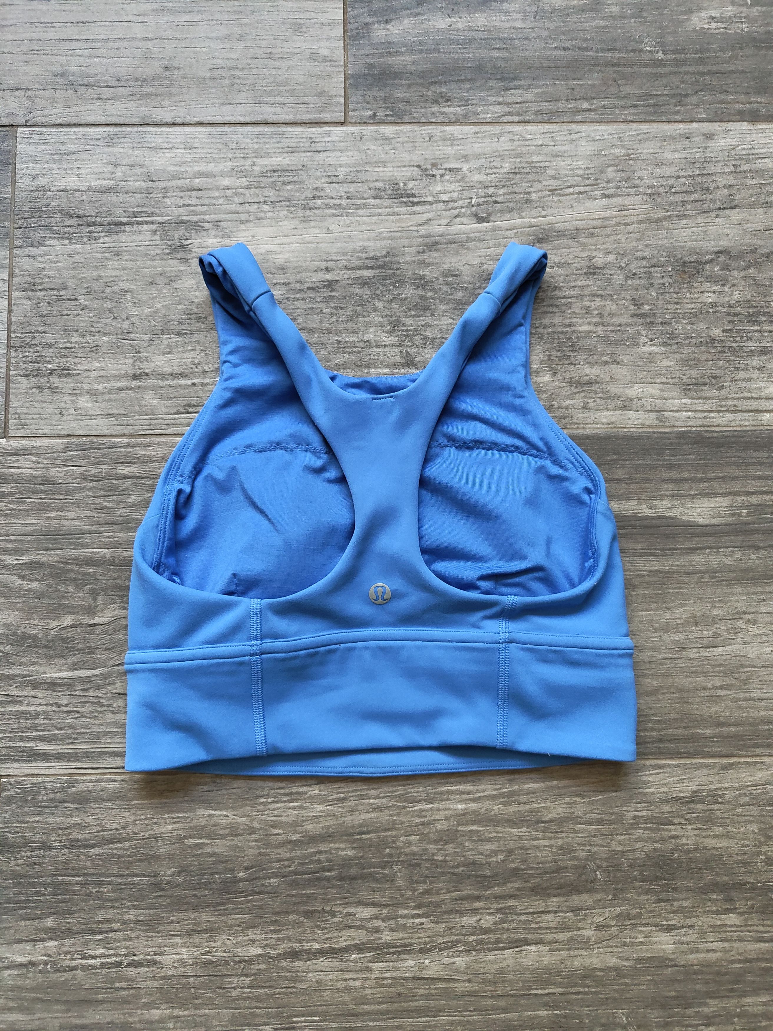 Lululemon Lululemon blue workout bra top with padding Size S / US 4 / IT 40 - 2 Thumbnail