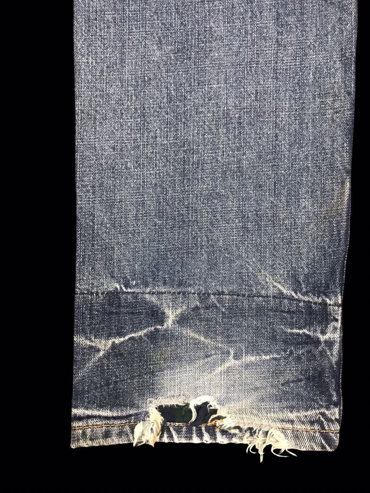 Japanese Brand 💥DENIM ART💥SACRIFICE Japan Destroyed Patchwork Denim F156 Size US 34 / EU 50 - 17 Thumbnail