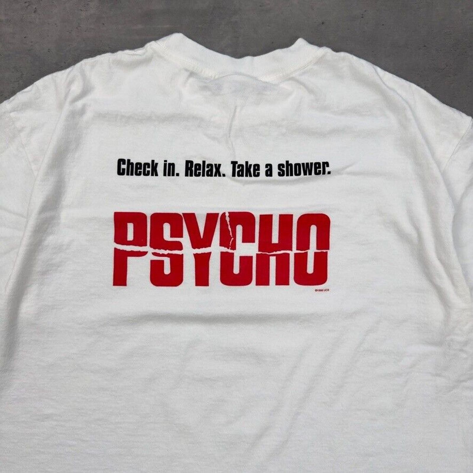 Anvil × Vintage Vintage Psycho Bates Motel Key T Shirt 1998 Anvil Size US XL / EU 56 / 4 - 6 Thumbnail