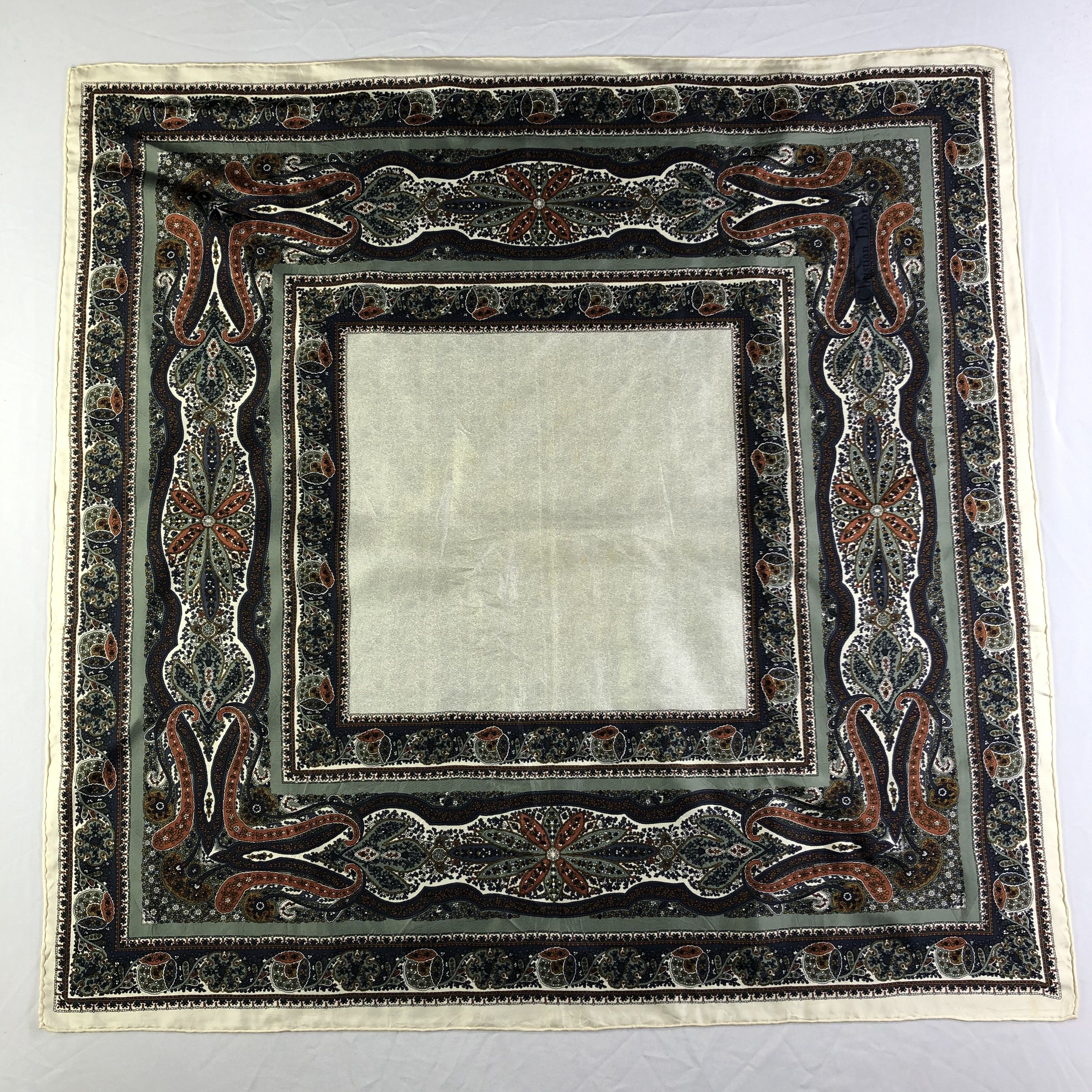 Vintage Vintage Silk Scarf Size ONE SIZE - 2 Thumbnail