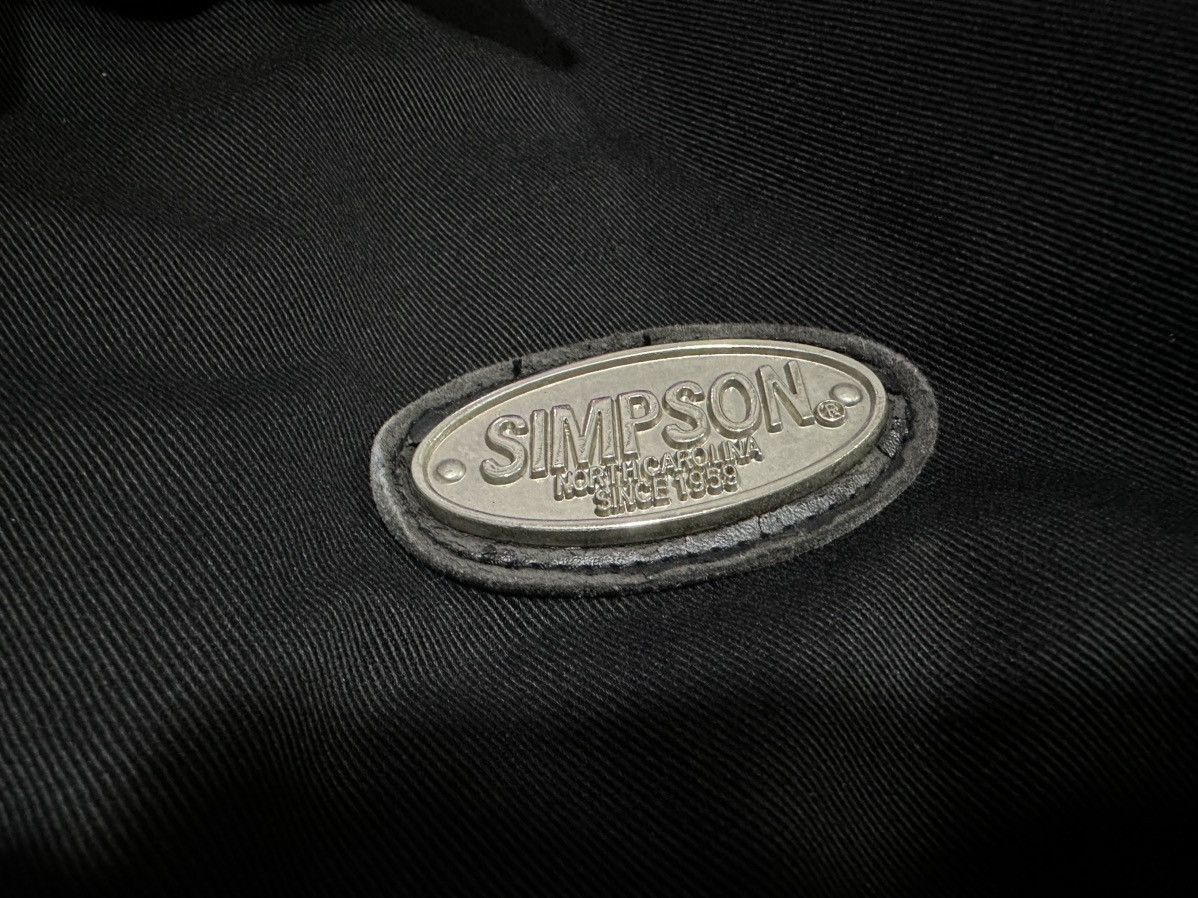 Vintage 🔥Vintage Simpson Biker Bomber Jacket Size US L / EU 52-54 / 3 - 4 Thumbnail
