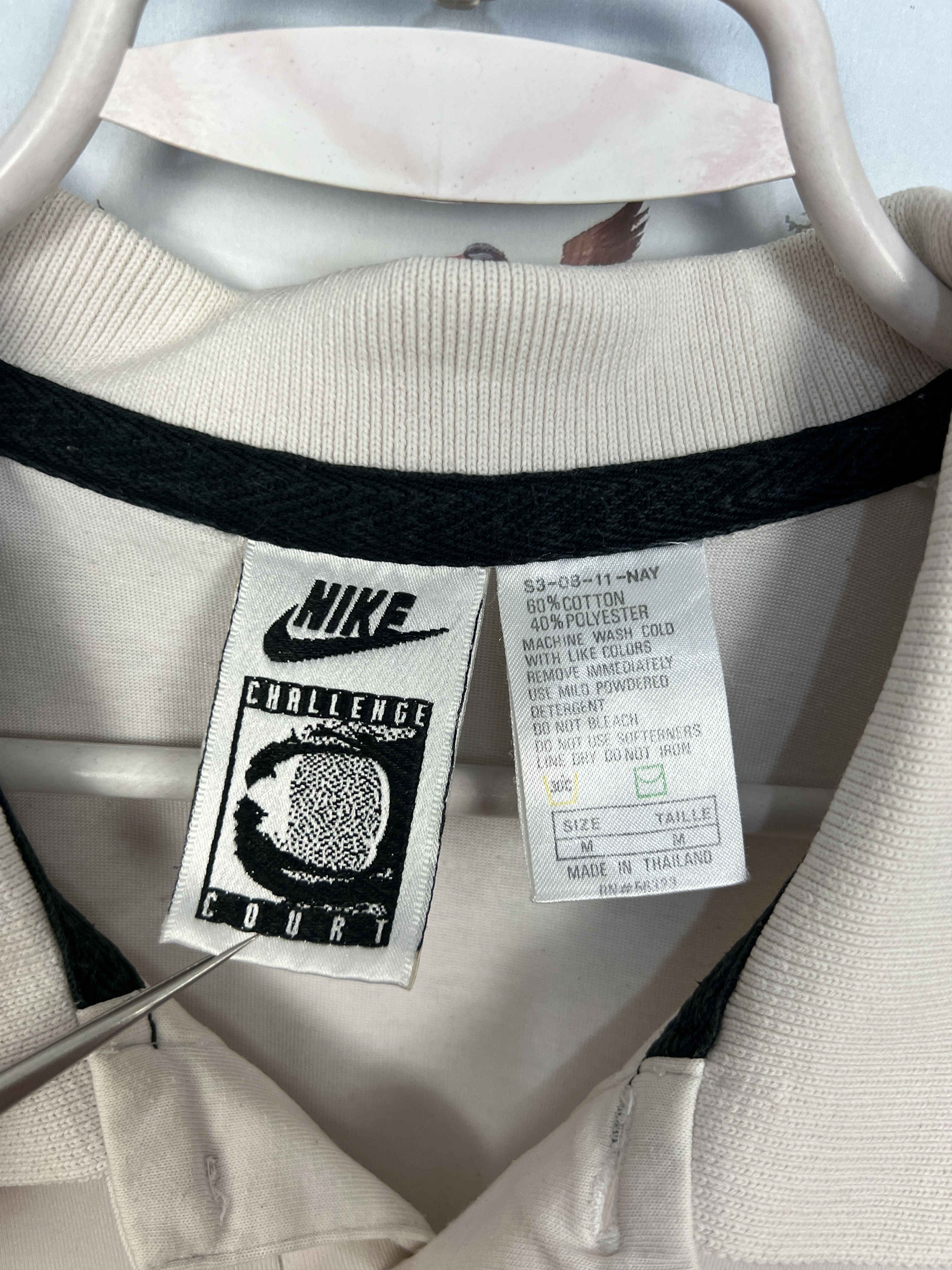 Nike Vintage Nike Challenge Court Agassi Polo Tennis Shirt Tee Size US M / EU 48-50 / 2 - 9 Thumbnail