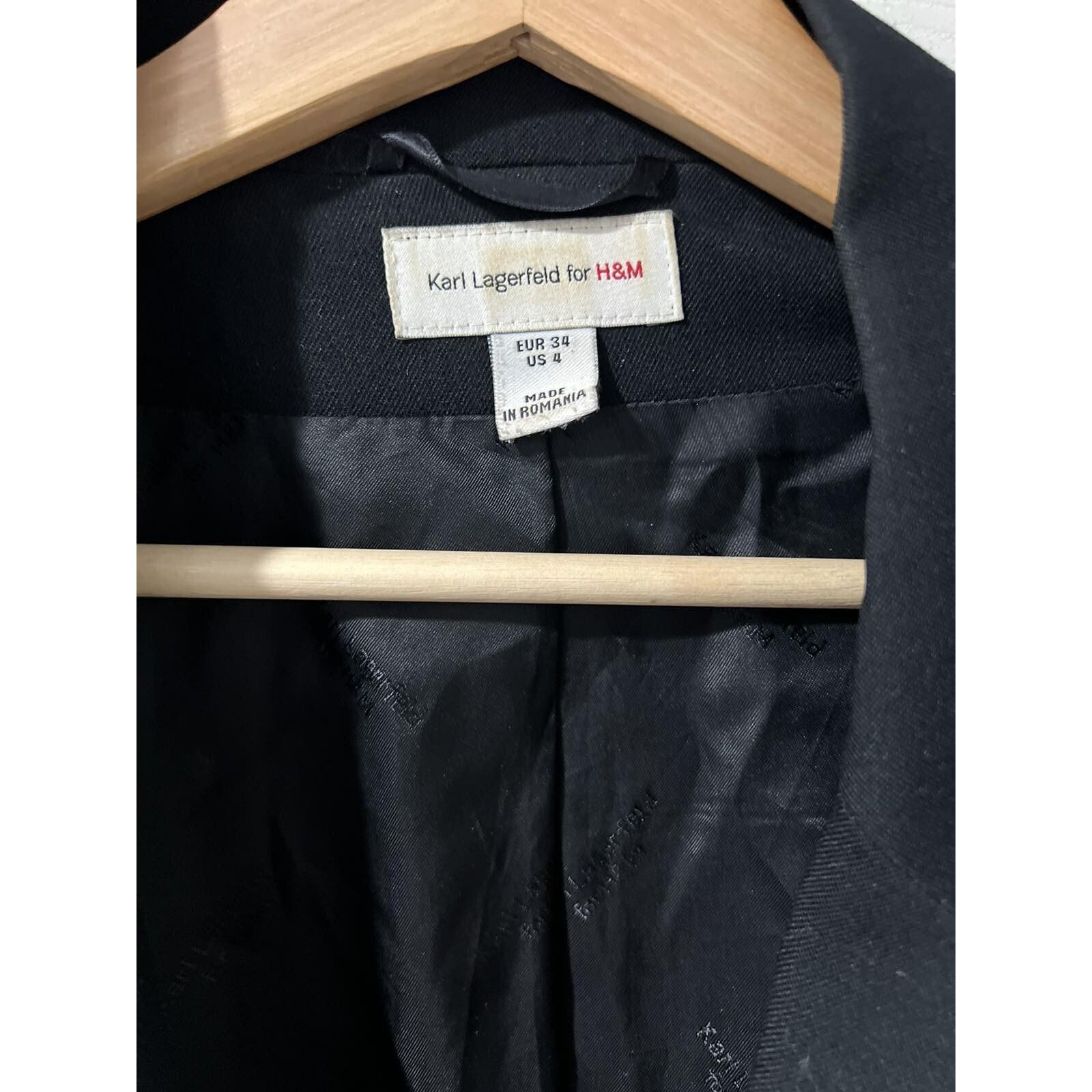 Karl Lagerfeld Karl Lagerfeld H&M Jacket Office Size 4 A001594 Size S / US 4 / IT 40 - 6 Thumbnail