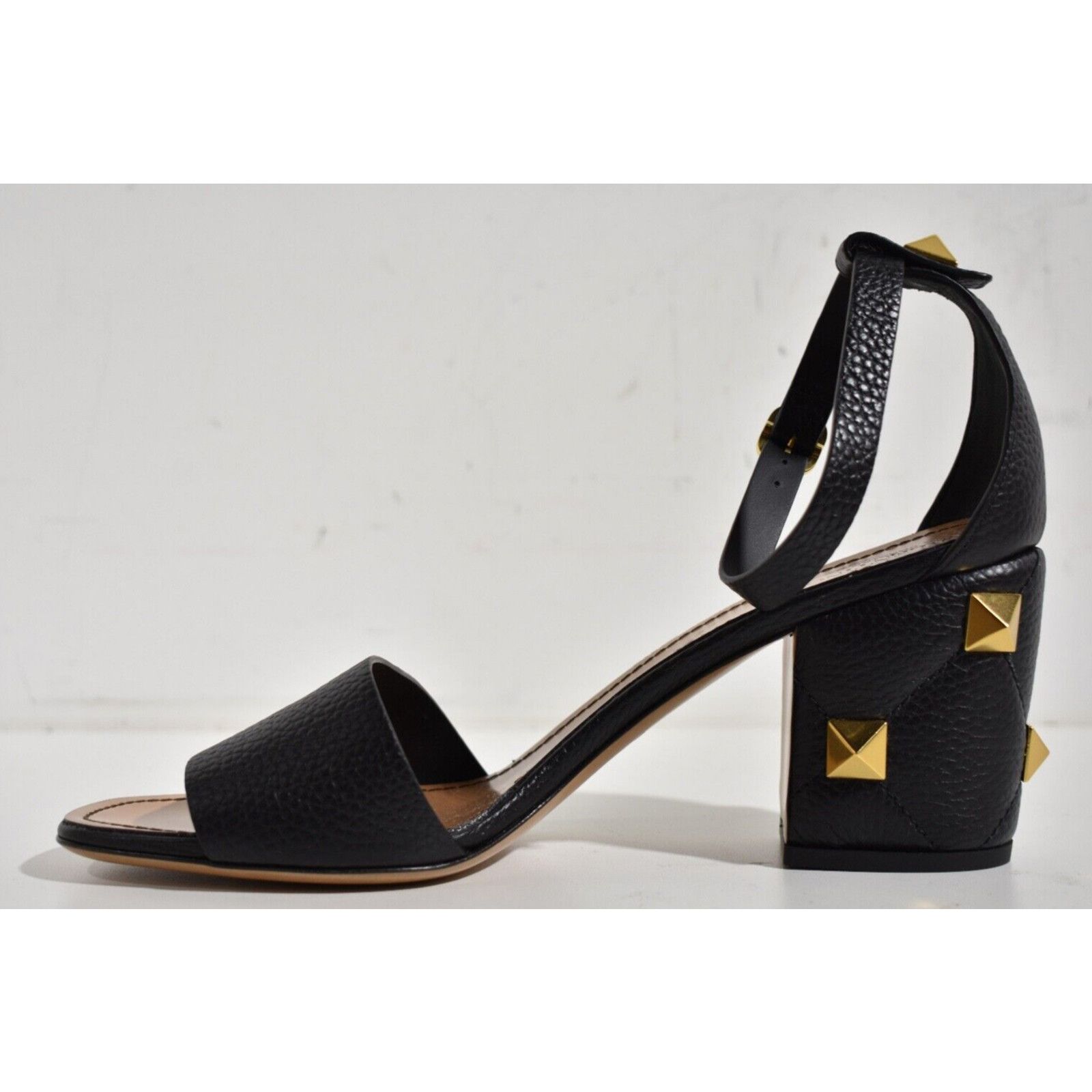 Valentino Rockstud Roman Stud Ankle Strap Sandal Block Heel Pump 42 Size US 12 / IT 42 - 8 Thumbnail