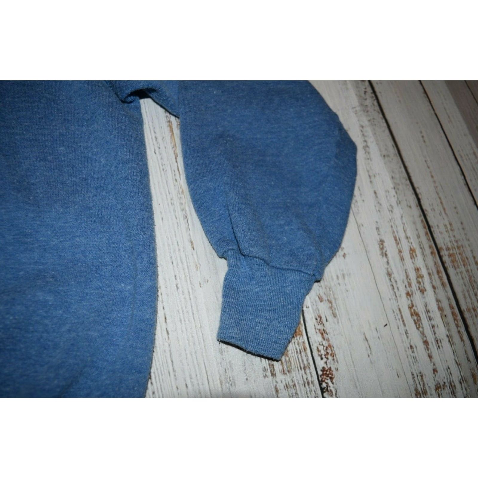 Vintage VINTAGE 70s SCREEN STARS WHITETAIL DEER CREWNECK SWEATSHIRT Men's Medium Blue Graphic Outdoor Size US M / EU 48-50 / 2 - 3 Thumbnail
