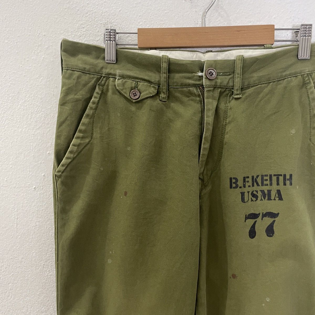 Japanese Brand Vintage Sevenday Sunday Military Motive Casual Pants Size US 34 / EU 50 - 3 Thumbnail