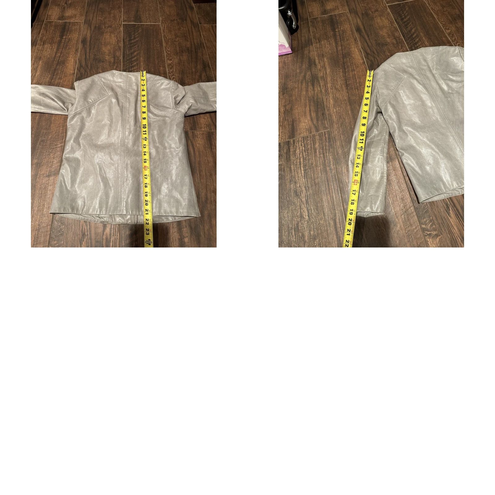 Helmut Lang HELMUT LANG Jacket Grey Leather 3/4 Sleeve Zip Front Vintage? No, Petites PS Womens Short Sleeve 3/4 Zip Leather Jacket Grey Size S / US 4 / IT 40 - 10 Thumbnail