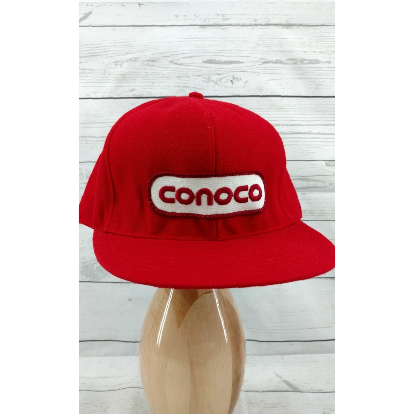 Vintage VINTAGE CONOCO GAS STATION OIL ADVERTISING SNAPBACK HAT MADE IN USA Size ONE SIZE - 2 Thumbnail
