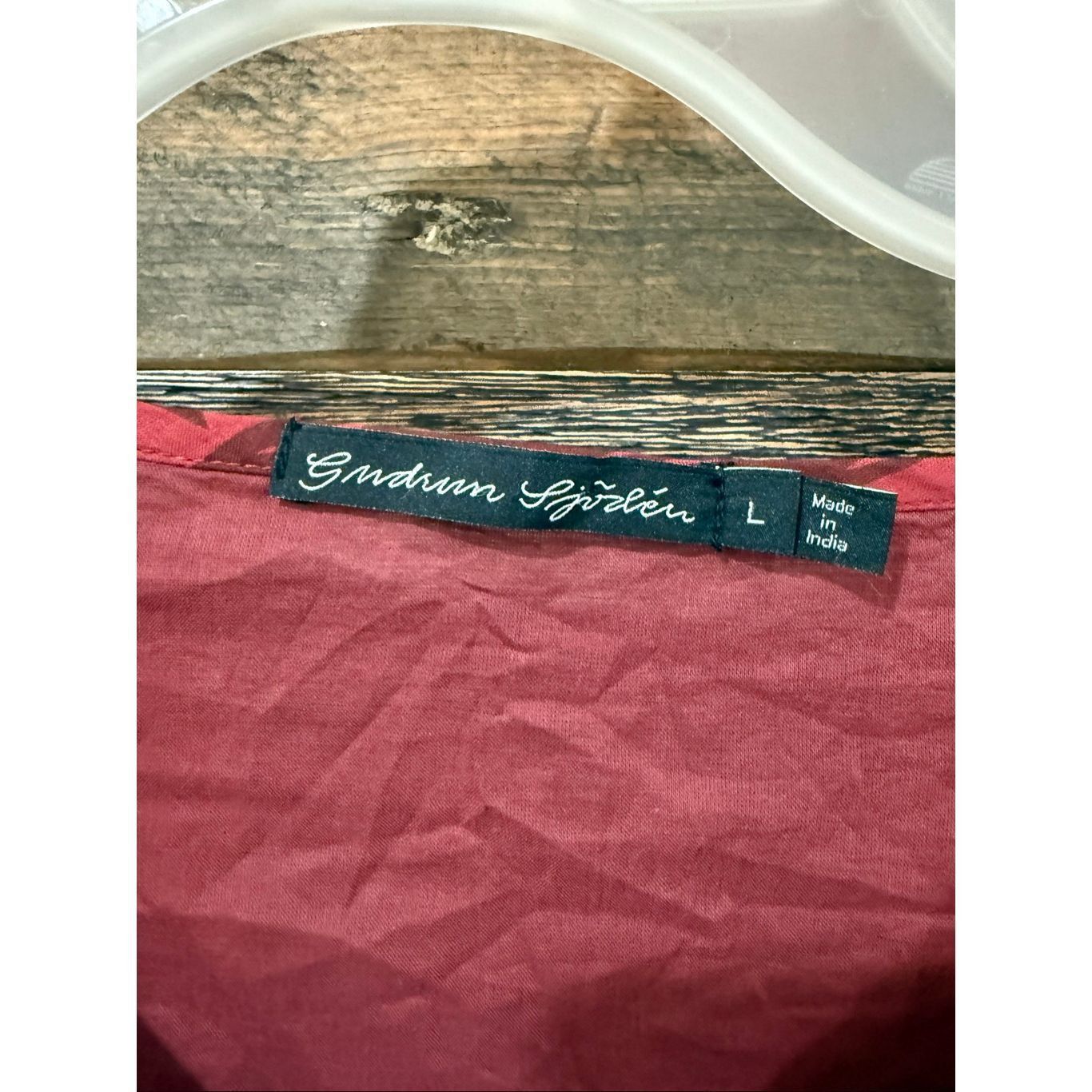 Guru Gudrun Sjoden button front tunic blouse pockets size Large Size L / US 10 / IT 46 - 3 Thumbnail
