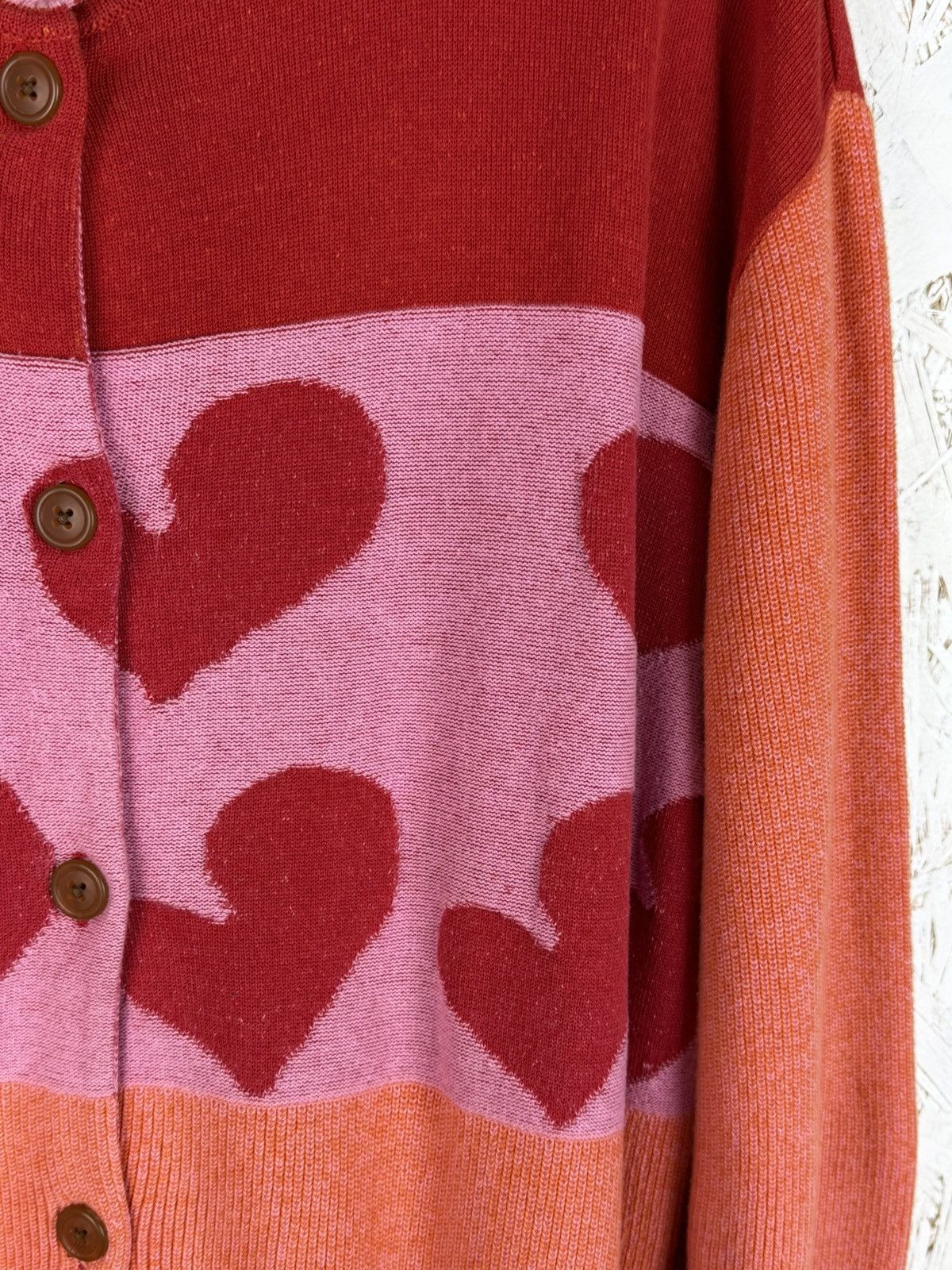 Vivienne Westwood Vivienne Westwood Red Label Heart Cardigan Sweater Size XL / US 12-14 / IT 48-50 - 2 Thumbnail