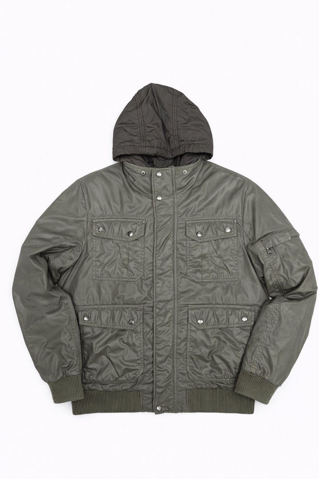 Geox 2000s GEOX Archive Utility Bomber Jacket Size US L / EU 52-54 / 3 - 3 Thumbnail