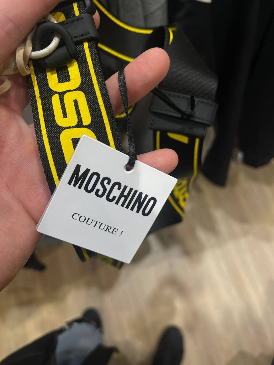 Moschino Moschino bełt all over Logo canvas Size ONE SIZE - 4 Thumbnail