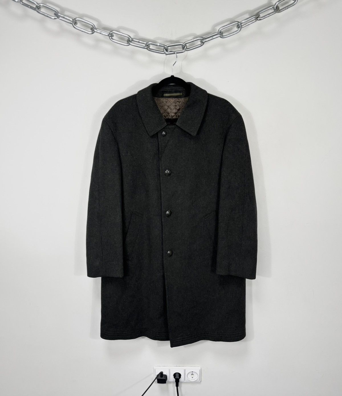 Other Vintage Steinbock Himalaya Forest Green Men’s Wool Overcoat Size US L / EU 52-54 / 3 - 1 Thumbnail