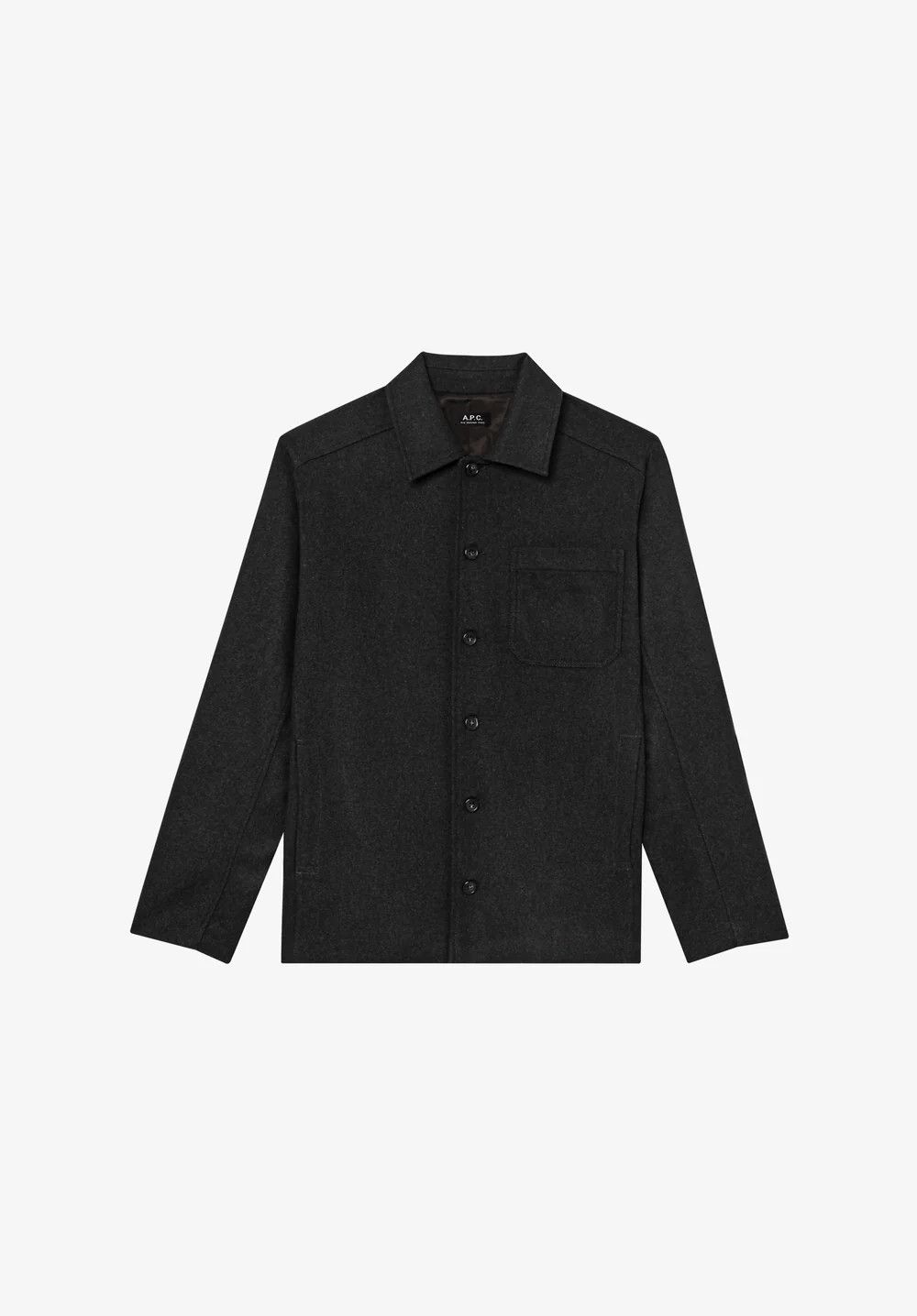 A.P.C. o1mle1125 Jamie Jacket Marron Fonce in Gray Size US XL / EU 56 / 4 - 1 Thumbnail