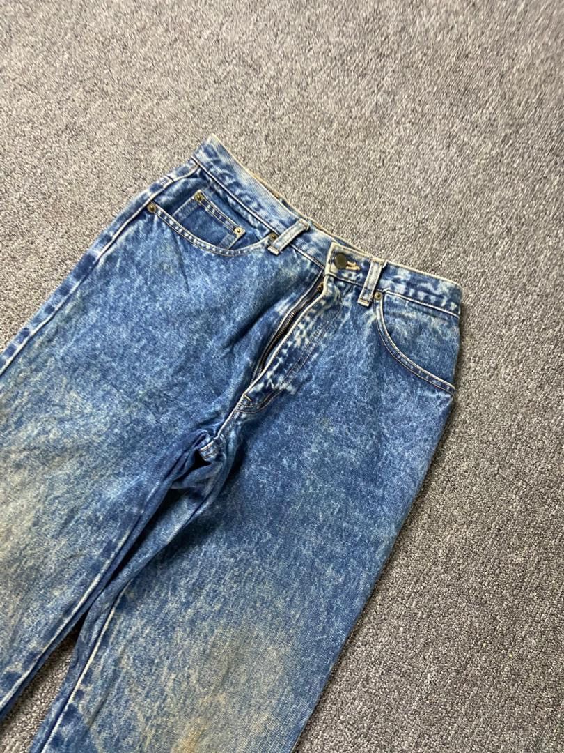 Japanese Brand Jay Hawker Acid Washed Denim Jeans (199) Size US 26 / EU 42 - 10 Thumbnail