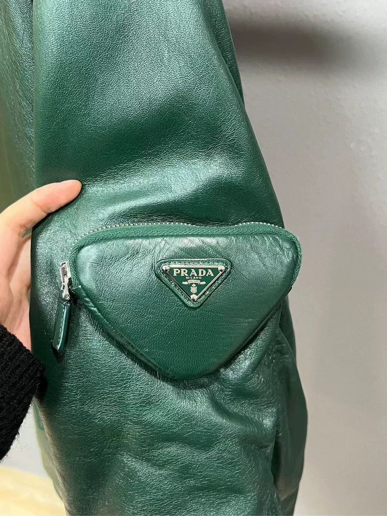 Prada Prada x Raf Simons Green Bomber Jacket -2505 Size US S / EU 44-46 / 1 - 3 Thumbnail