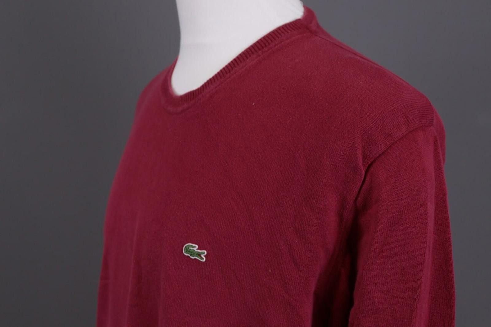 Lacoste Lacoste Red Crew Neck Knit Sweater Jumper Size 6/XL Size US M / EU 48-50 / 2 - 7 Thumbnail