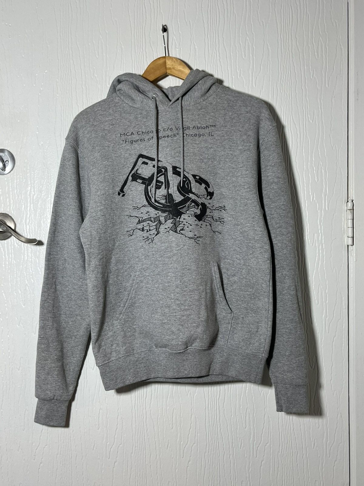 Off-White Off White Virgil Abloh MCA Chicago Figures Of Speech Hoodie Size US S / EU 44-46 / 1 - 1 Thumbnail