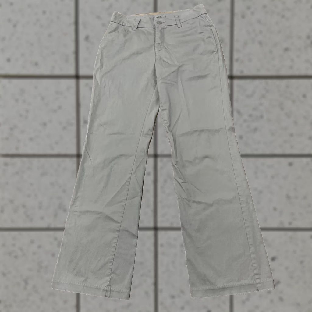 Vintage VINTAGE RIDERS Lee Curvy Flare Trouser Pants Women 12/L Bootcut Khaki Stretch 12 32x34 Size 34" / US 12 / IT 48 - 1 Thumbnail