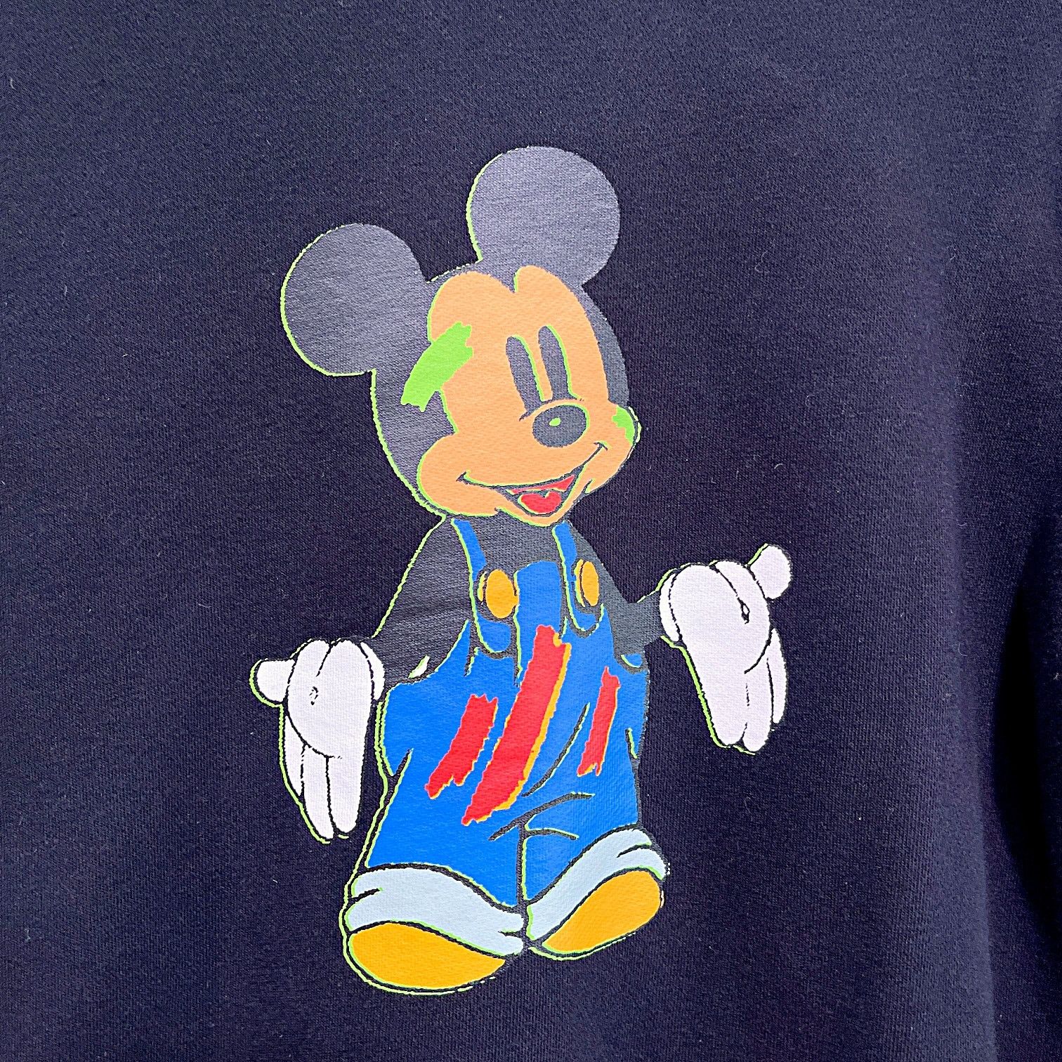Uniqlo UNIQLO Mickey Mouse Painter Graphic Sweatshirt Black Disney Size XS / US 0-2 / IT 36-38 - 3 Thumbnail