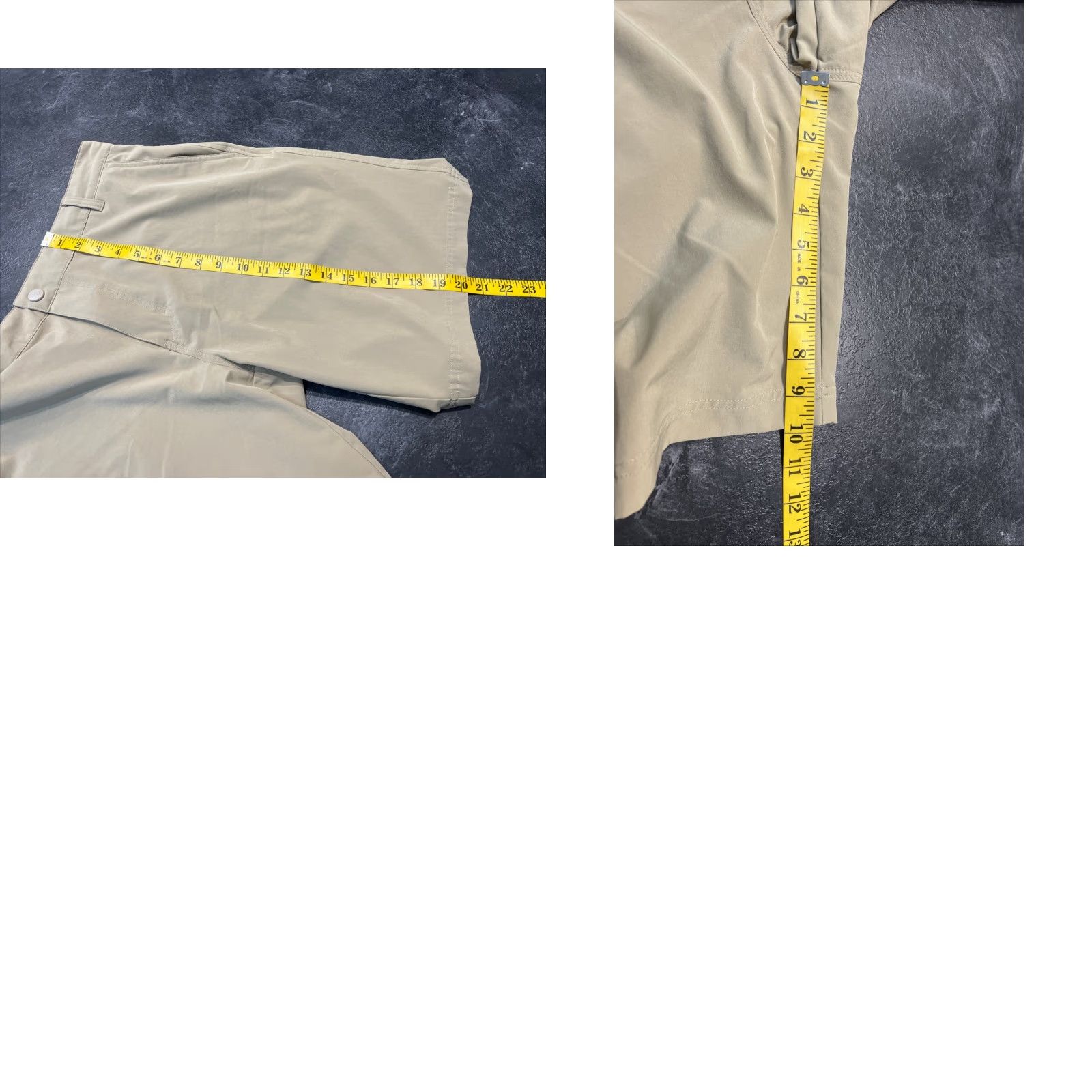 Vintage Columbia Mens Shorts Beige 38 Polyester Blend Chino Casual Outdoor Breathable Zip Pocket 8in Inseam Regular Waist 38 Logo Size US 38 / EU 54 - 8 Thumbnail