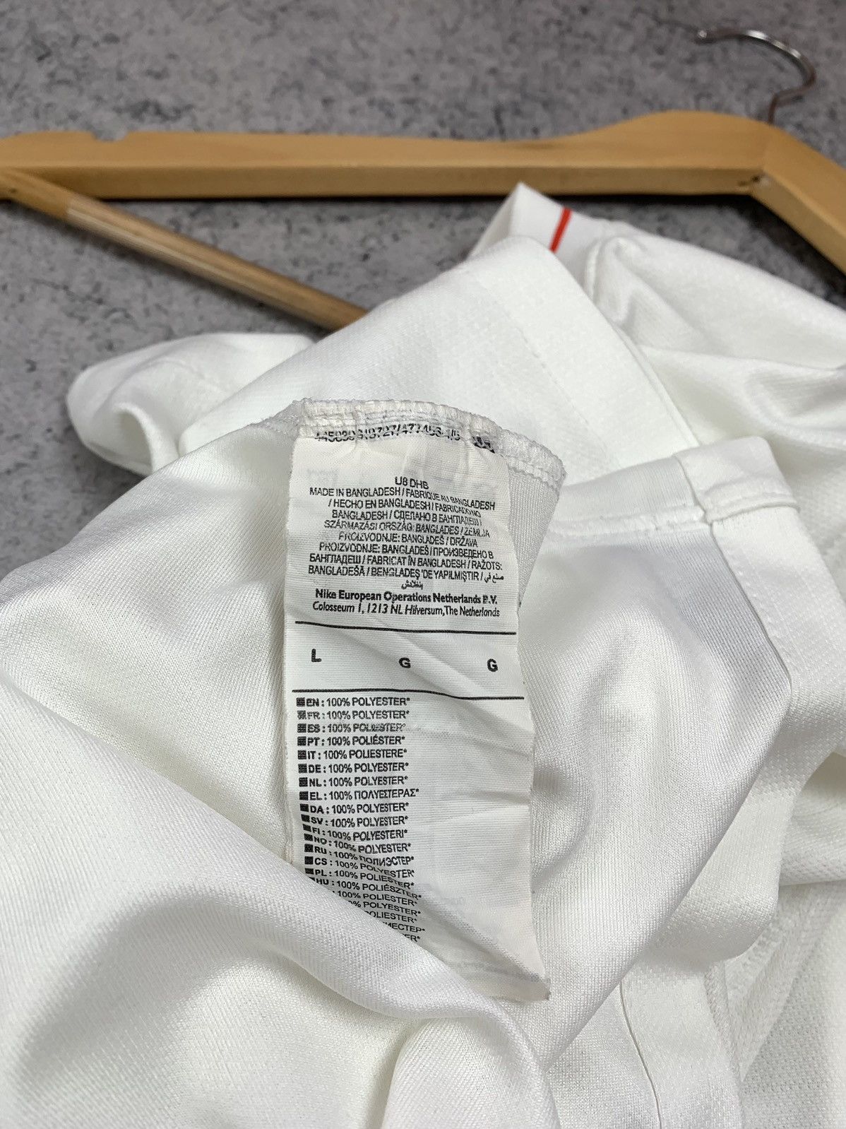 Nike Nike England National Team 2018-2019 Home Jersey Size L Size US L / EU 52-54 / 3 - 8 Thumbnail