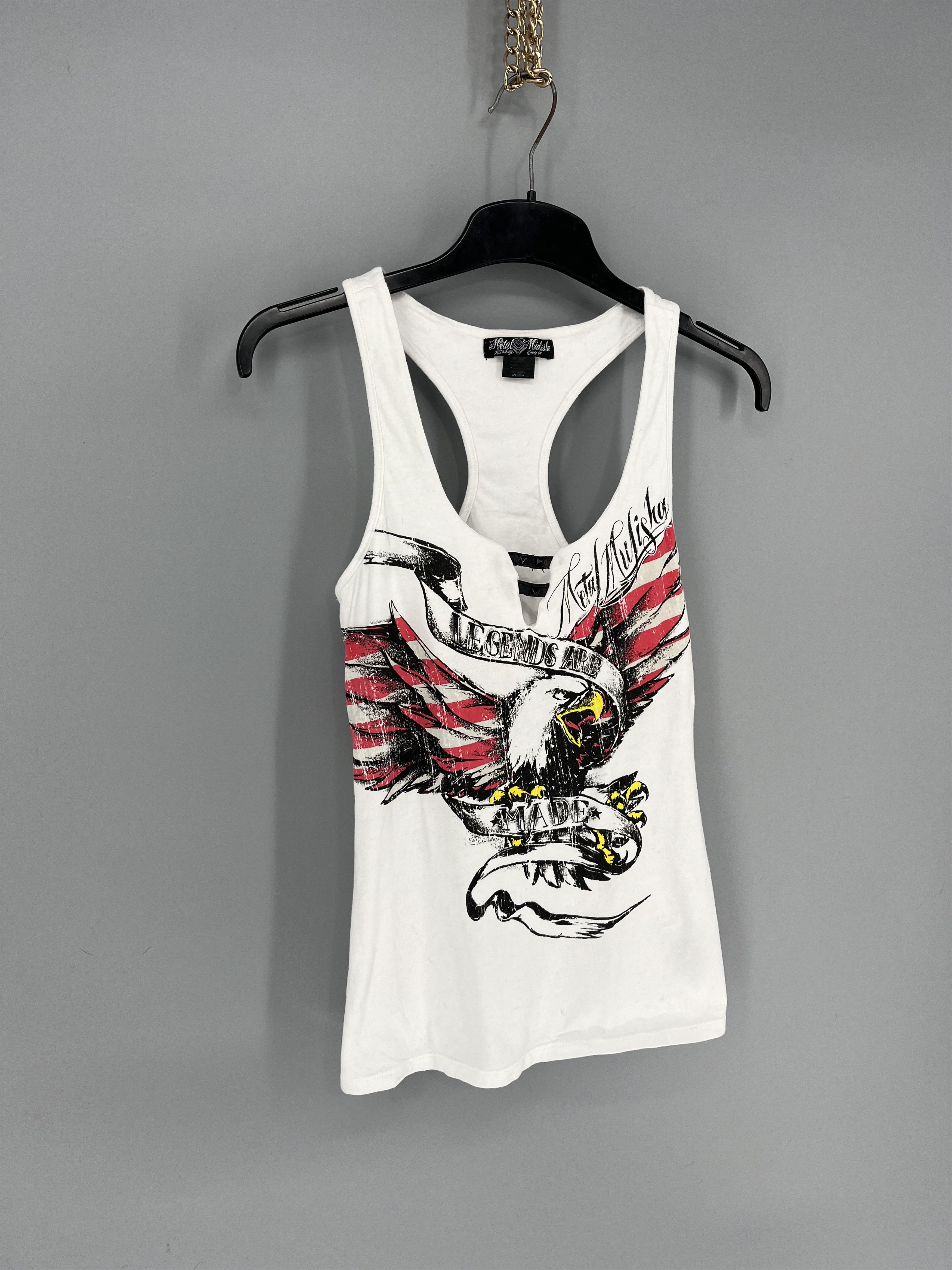 Band Tees Metal Mulisha Legends Are Made Graphic Ladies Tank Top S Size S / US 4 / IT 40 - 2 Thumbnail