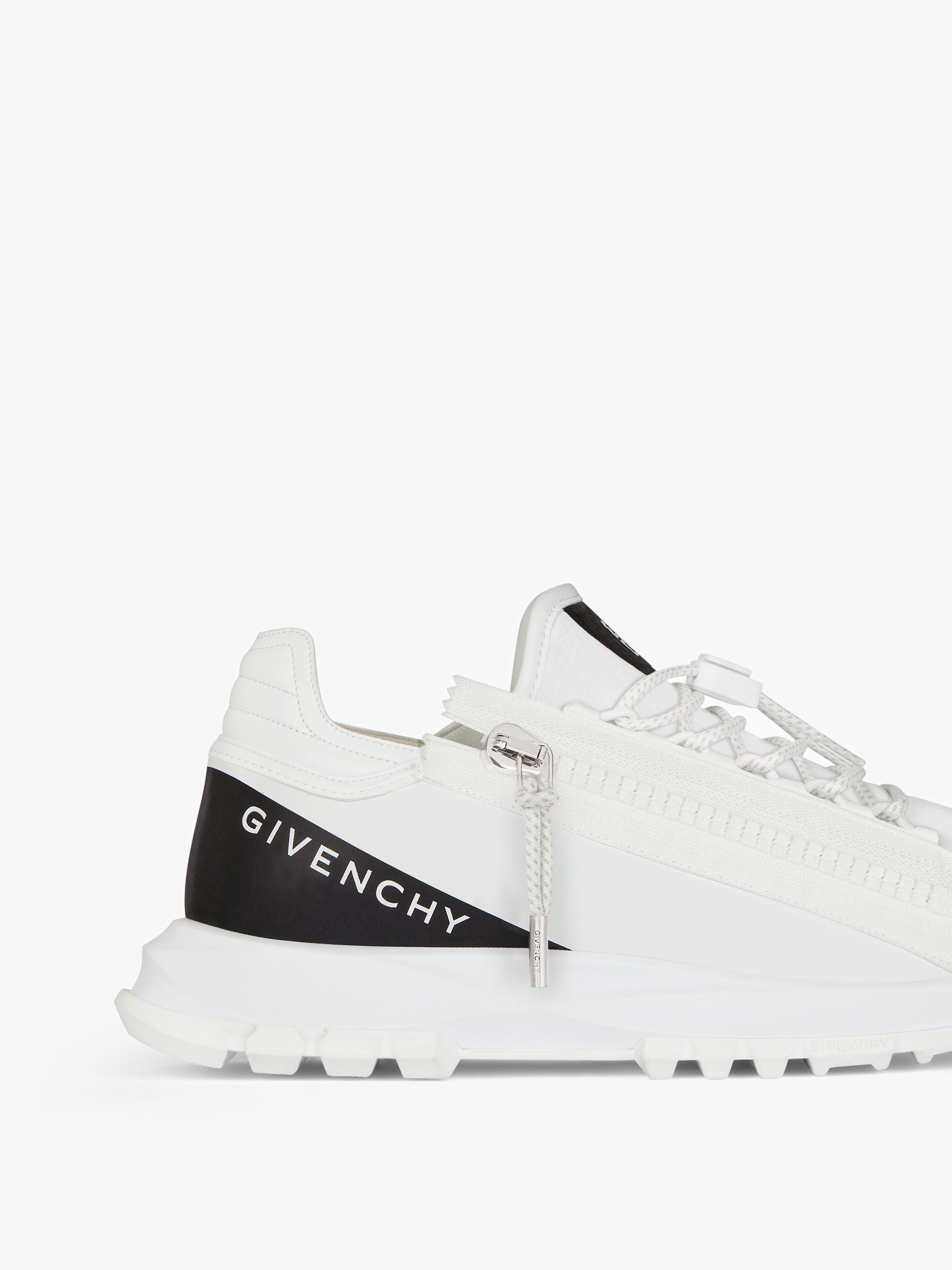 Givenchy o1srvl11e0125 Zip Runner Sneakers in White Size US 10 / EU 43 - 6 Thumbnail