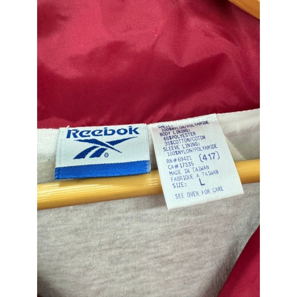 Reebok × Vintage 1990's Reebok Athletic Two-Tone Lightweight Windbreaker Size US L / EU 52-54 / 3 - 3 Thumbnail