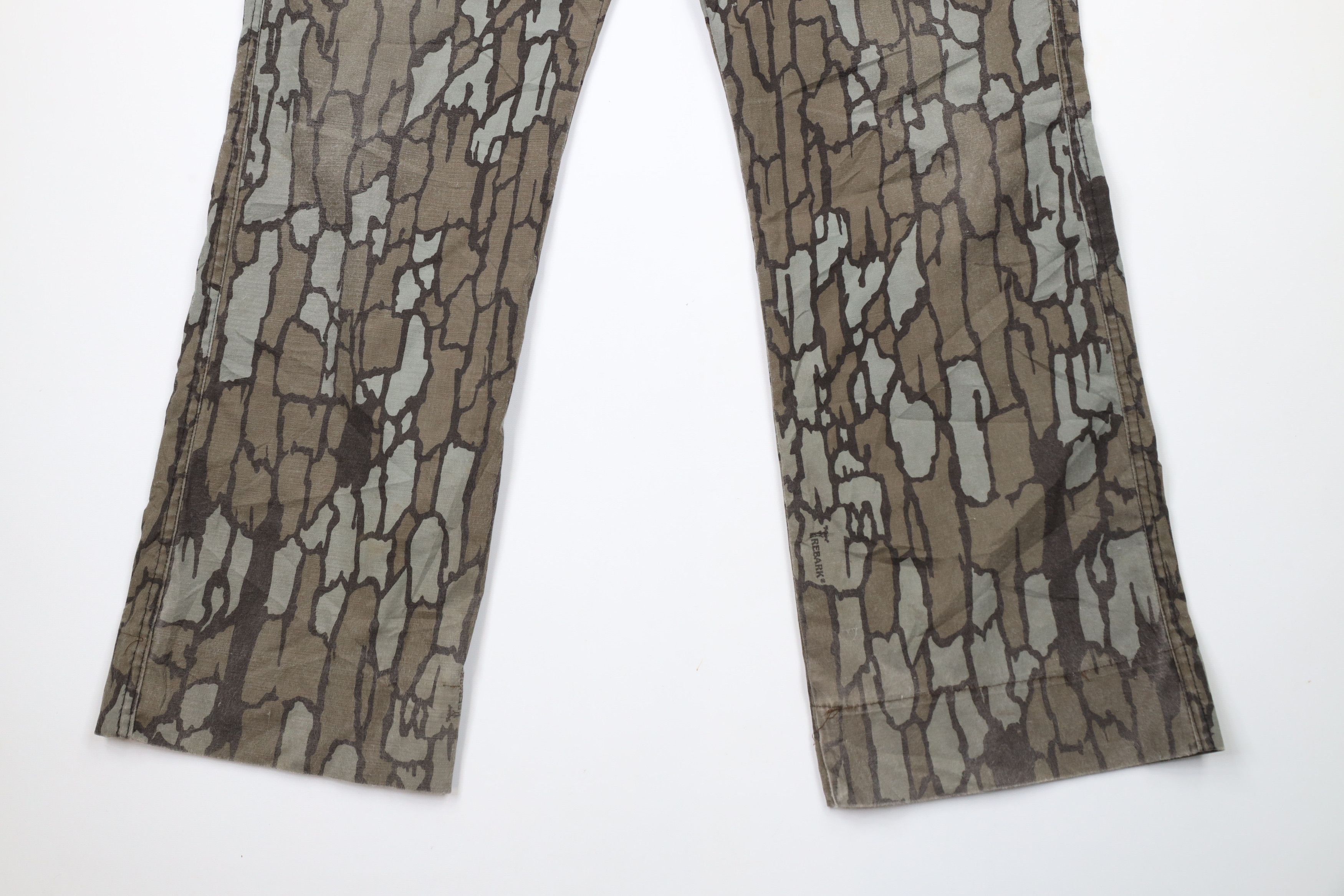 Vintage Vintage 80s Trebark Camouflage Wide Leg Cargo Pants USA Size US 36 / EU 52 - 4 Thumbnail