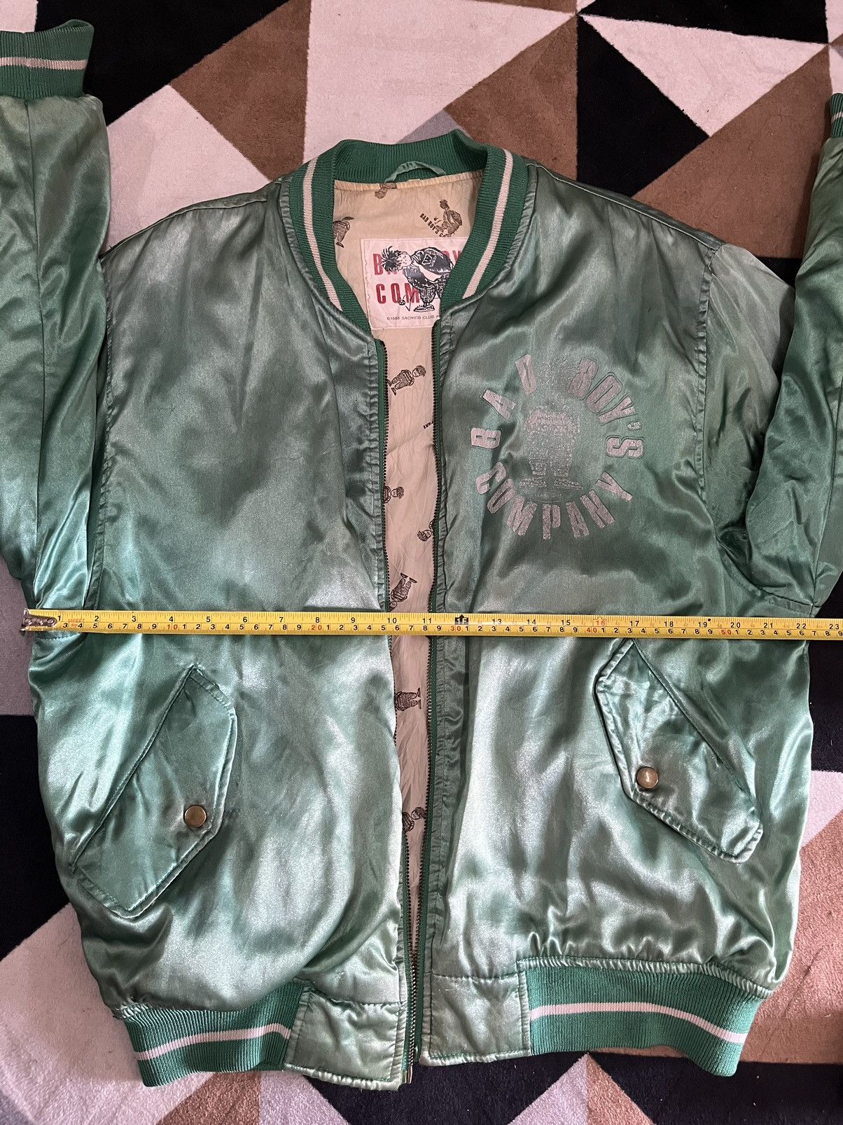 Japanese Brand Vintage Japanese BAD BOY’S COMPANY Bomber Jacket Size US M / EU 48-50 / 2 - 7 Thumbnail