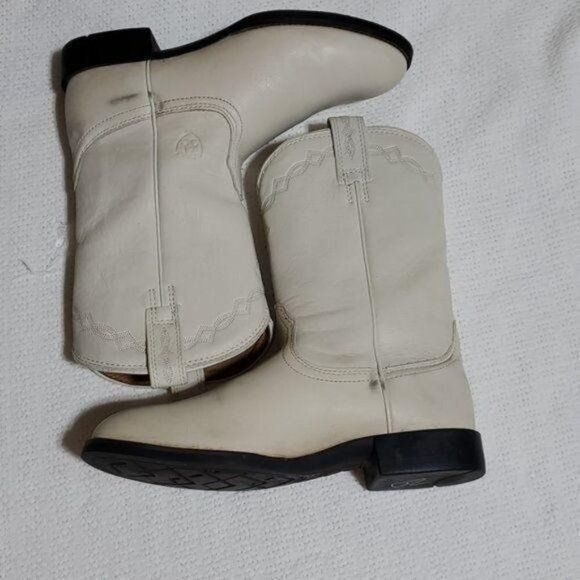 Ariat Ariat Cream Sz 8B/Euro 39M RTS Cowboy Boot Size US 8 / IT 38 - 3 Thumbnail