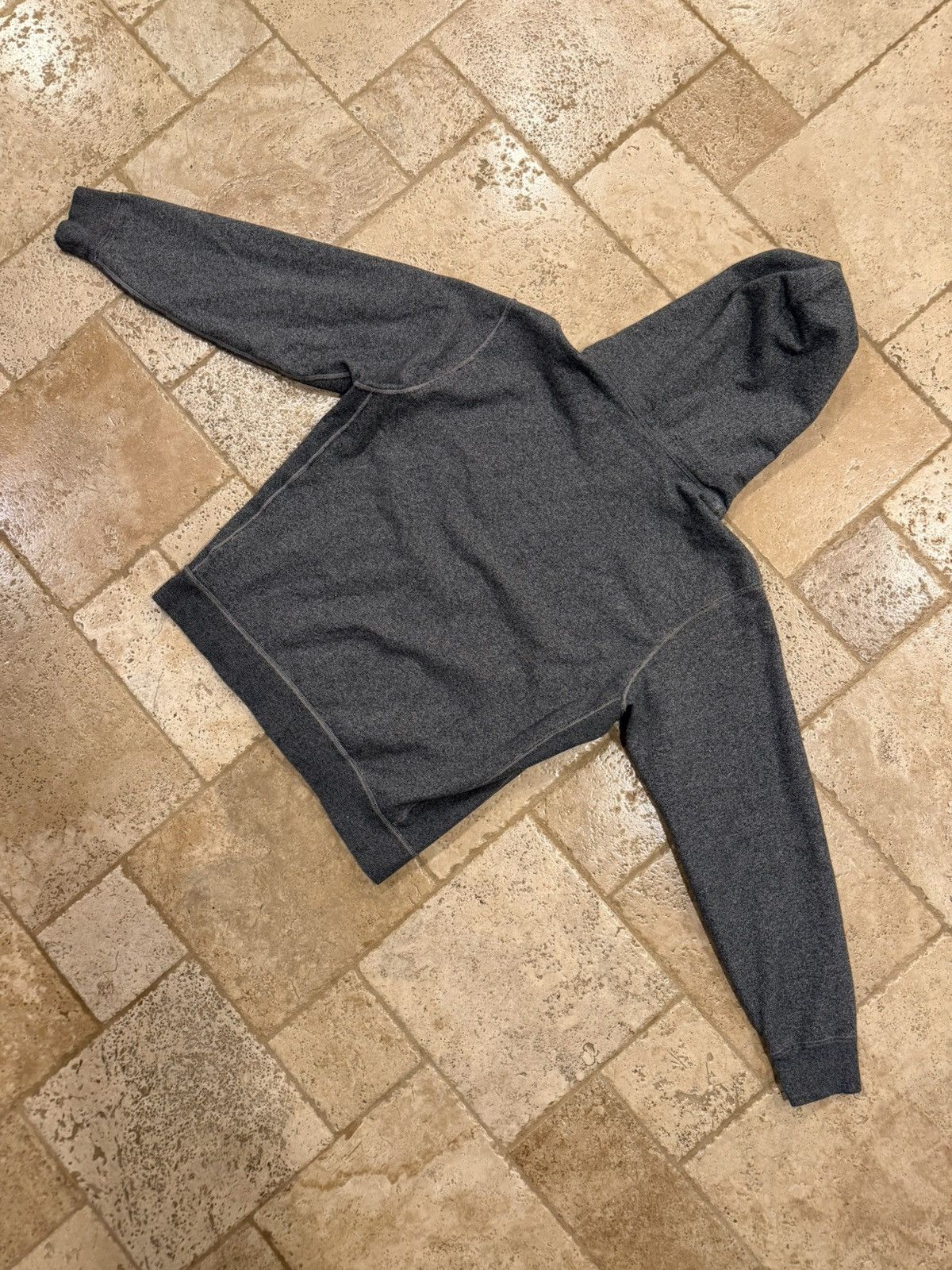 RRL Ralph Lauren RRL Ralph Lauren Gray French Terry Zip Up Hoodie Size US XL / EU 56 / 4 - 11 Thumbnail