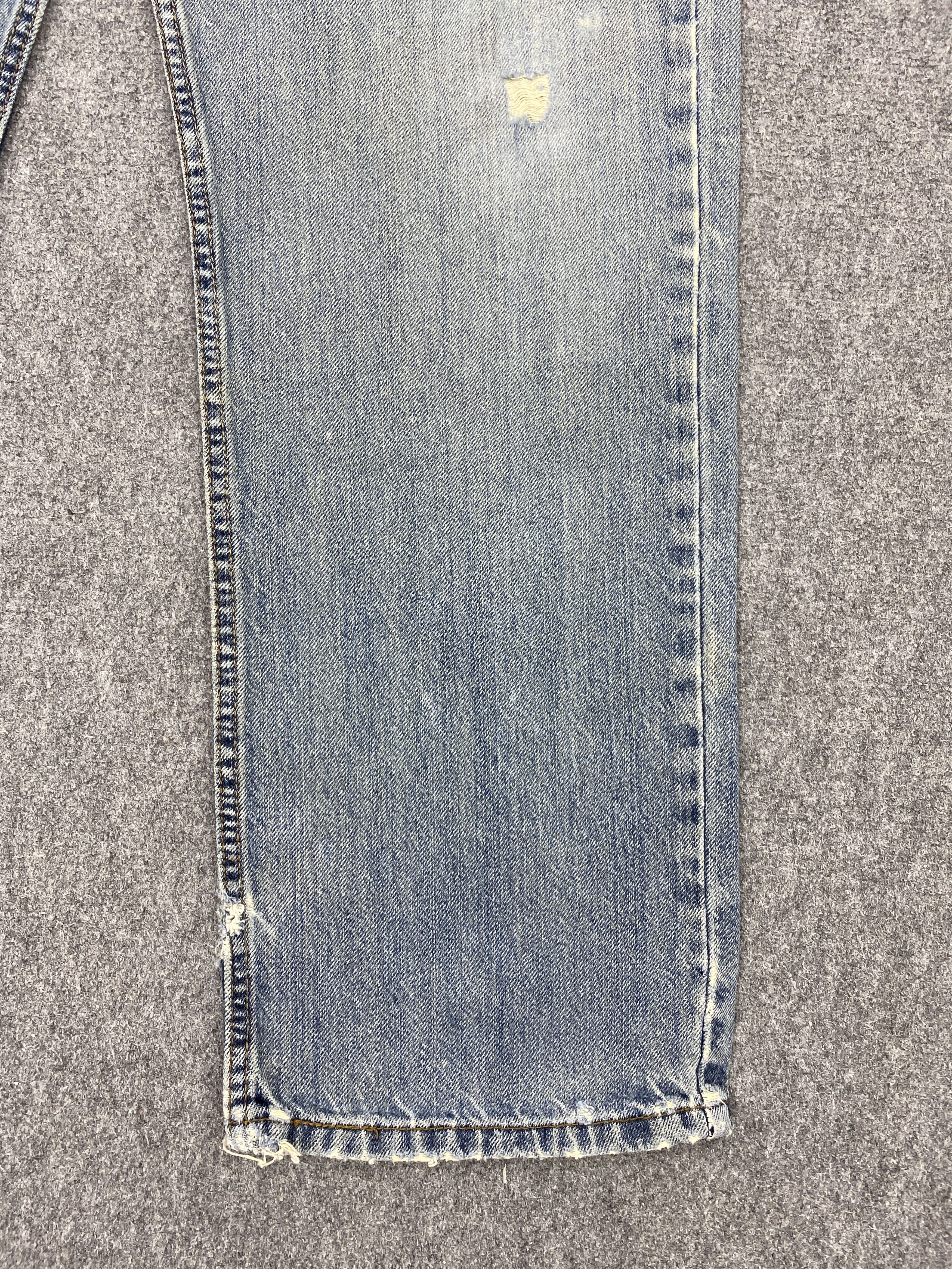 Levi's × Vintage Distrressed Vintage Levis Authentic Signature Jeans Size US 34 / EU 50 - 8 Thumbnail