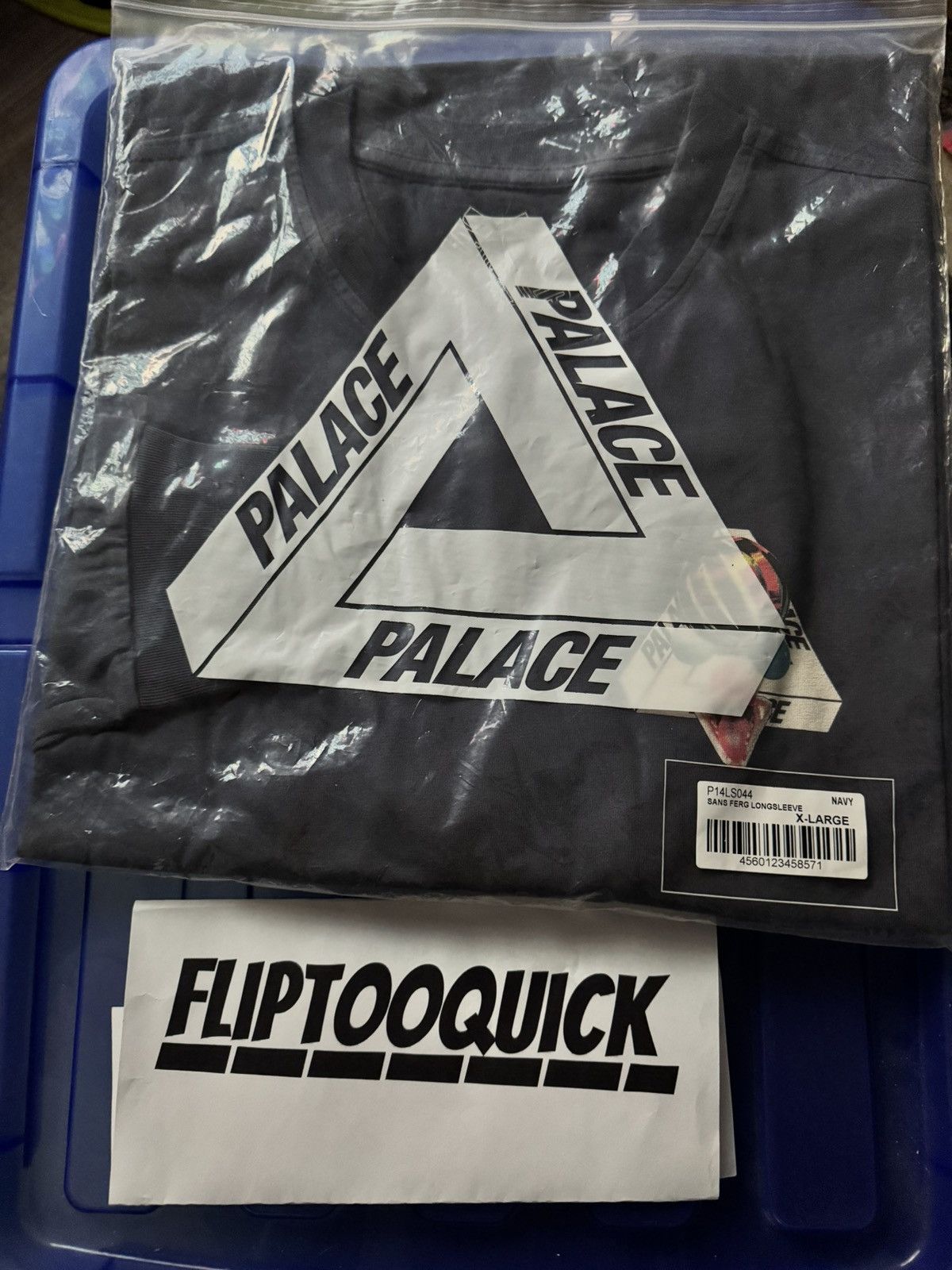 Palace Sans Ferg Longsleeve Navy XL Size US XL / EU 56 / 4 - 1 Thumbnail
