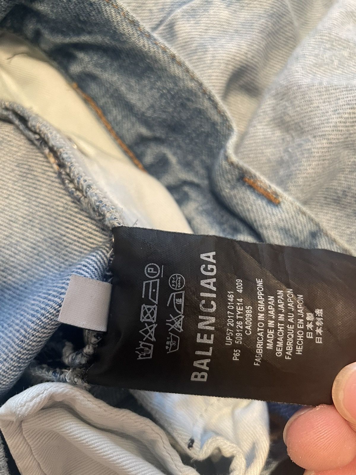 Balenciaga Balenciaga Convertible Denim Pants Size US 31 - 5 Thumbnail