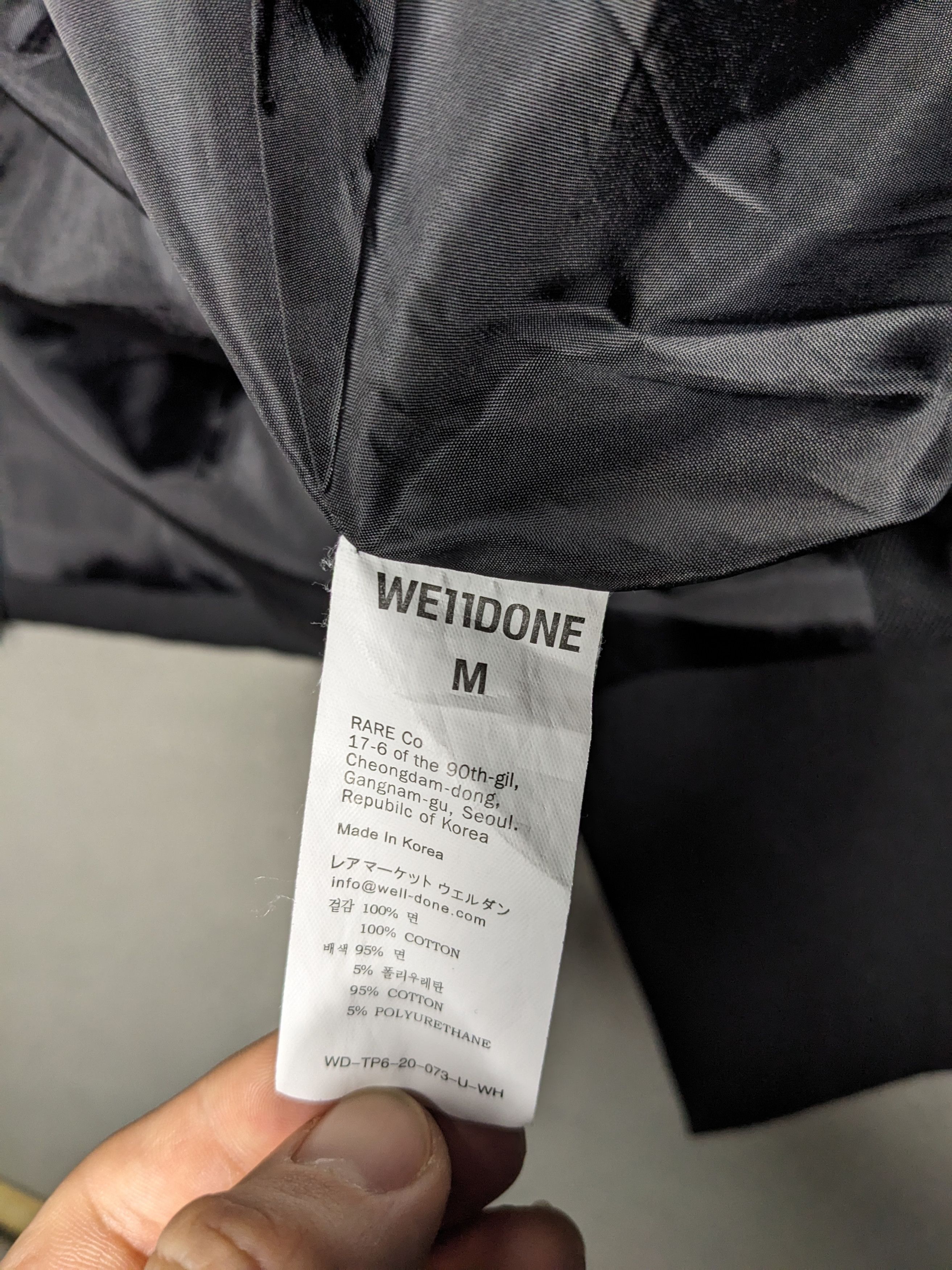 WE11DONE We11done Rhinestone Logo Blazer Flare Elbow Unisex Medium Size US M / EU 48-50 / 2 - 11 Thumbnail