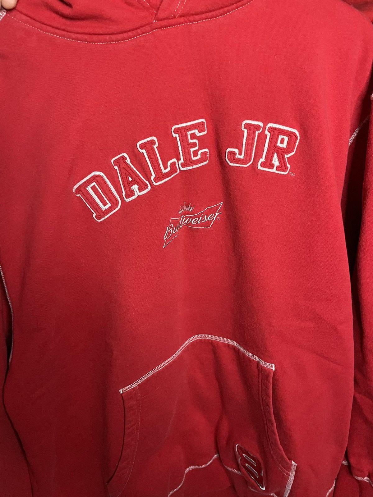 Budweiser × NASCAR × Vintage Y2K Dale Earnhardt nascar budwiser chase authentic hoodie Size US XL / EU 56 / 4 - 2 Thumbnail