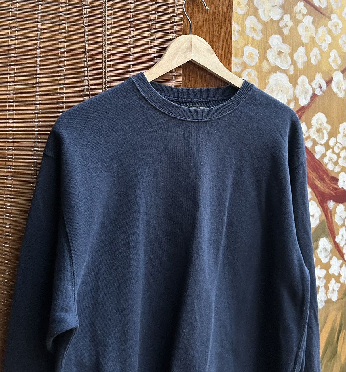 Beams Plus Beams + Crewneck Basic Cotton Fleece-Back Knit Sweatshirt M Size US M / EU 48-50 / 2 - 3 Thumbnail