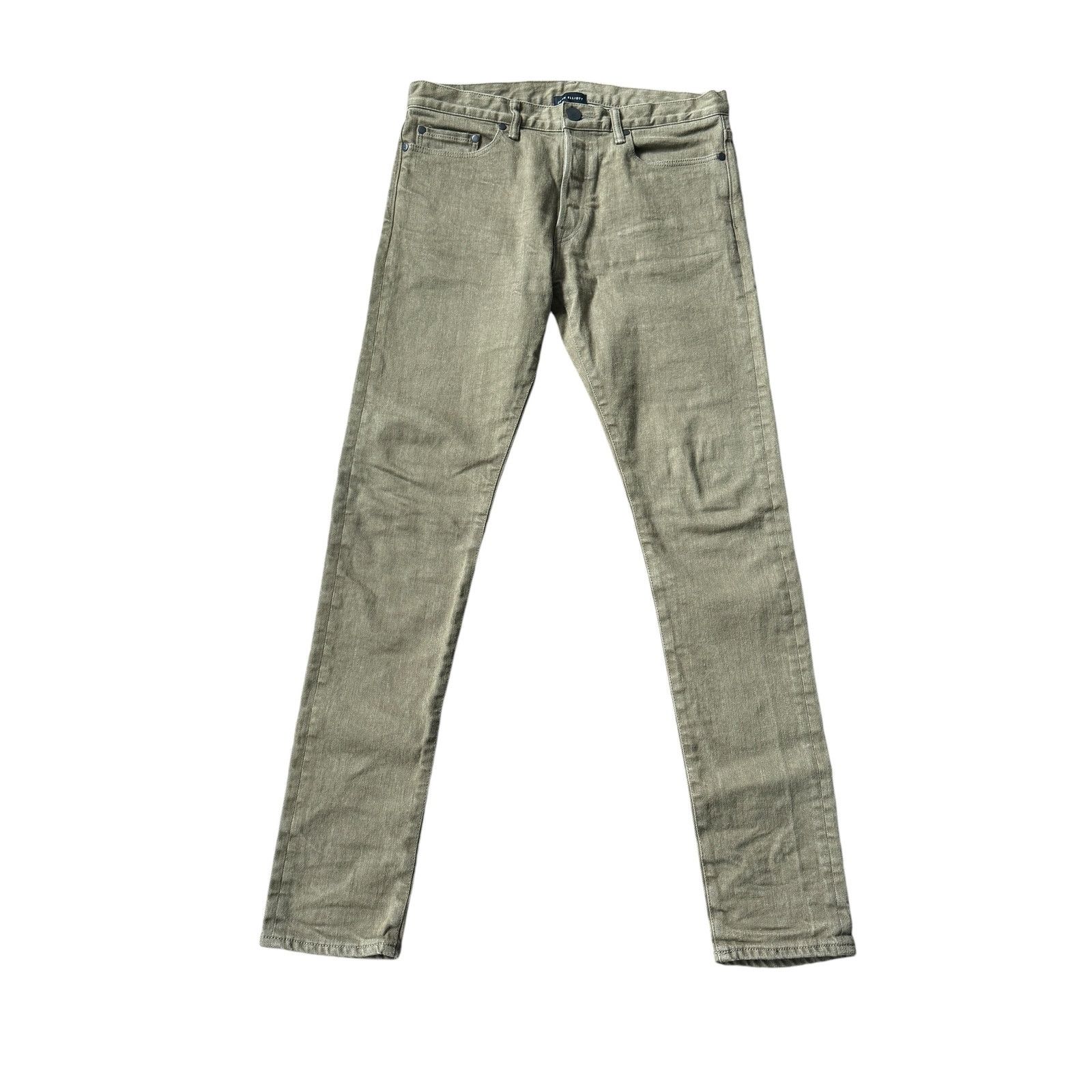 John Elliott John Elliott Khaki Slim Straight Jeans Size US 32 / EU 48 - 1 Thumbnail