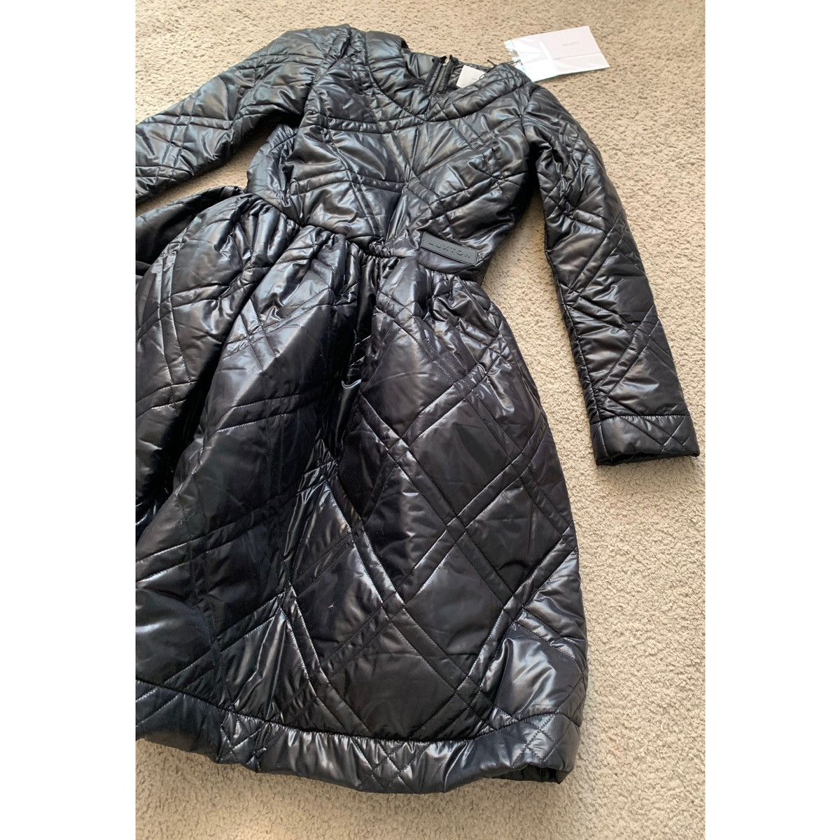 Other LUXTON BLACK QUILTED PUFFER MID DRESS Size M / US 6-8 / IT 42-44 - 10 Thumbnail