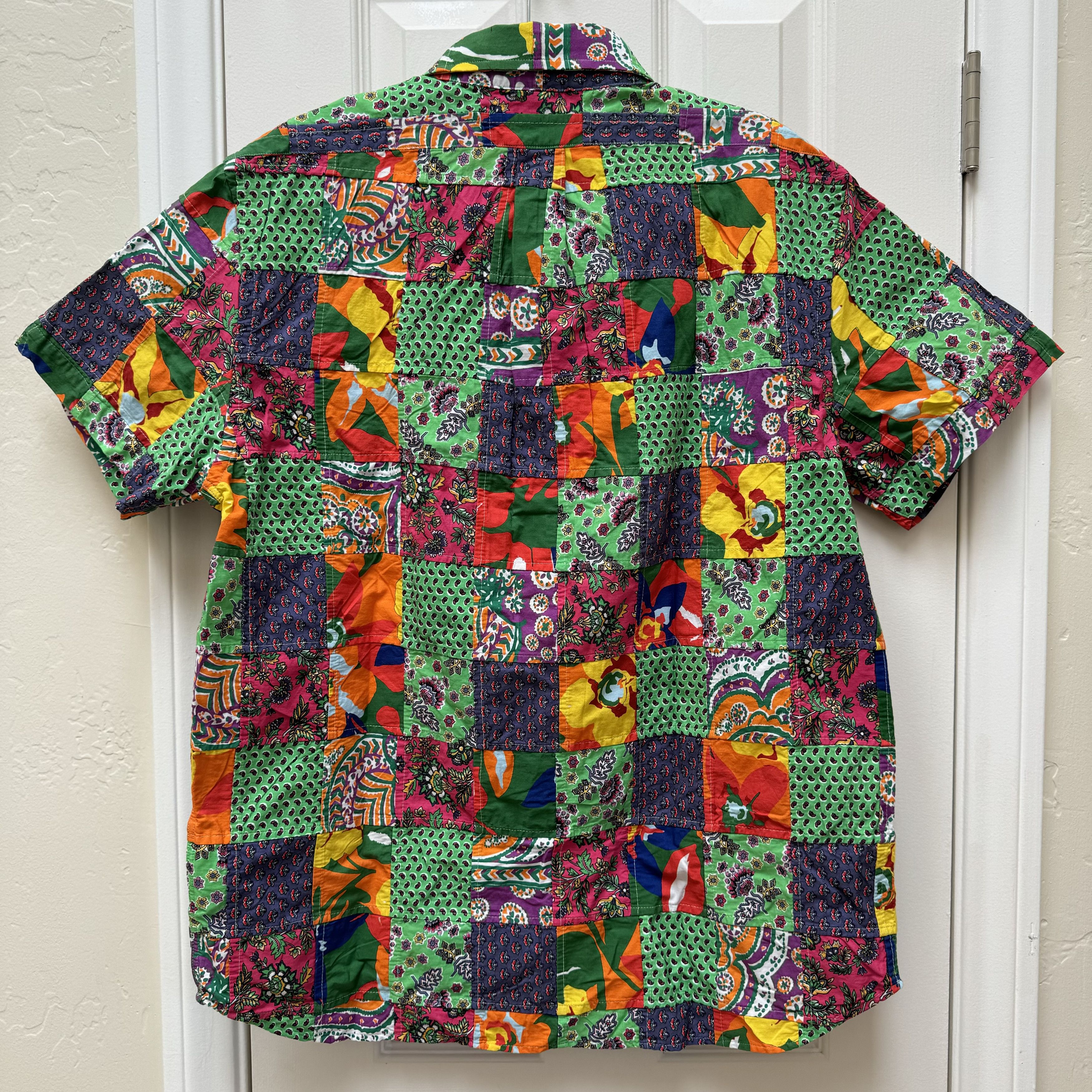 Brooks Brothers NWT Brooks Brothers Patchwork Floral Shirt Bright Tropical Size US L / EU 52-54 / 3 - 5 Thumbnail