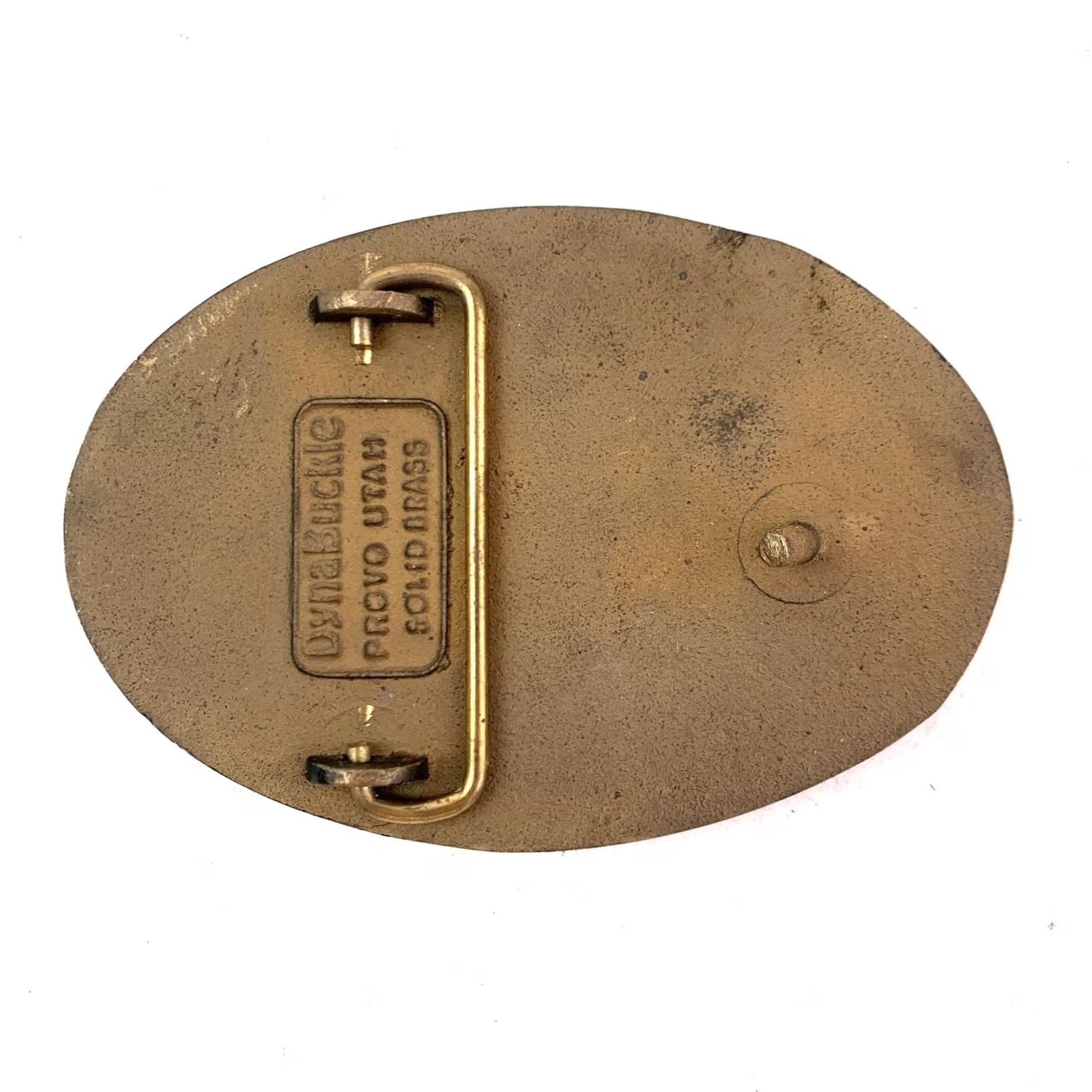 Vintage VINTAGE OWS Ostrom Well Service Belt Buckle Black Gold Solid Brass DynaBuckle Men Belt Buckle Size ONE SIZE - 3 Thumbnail