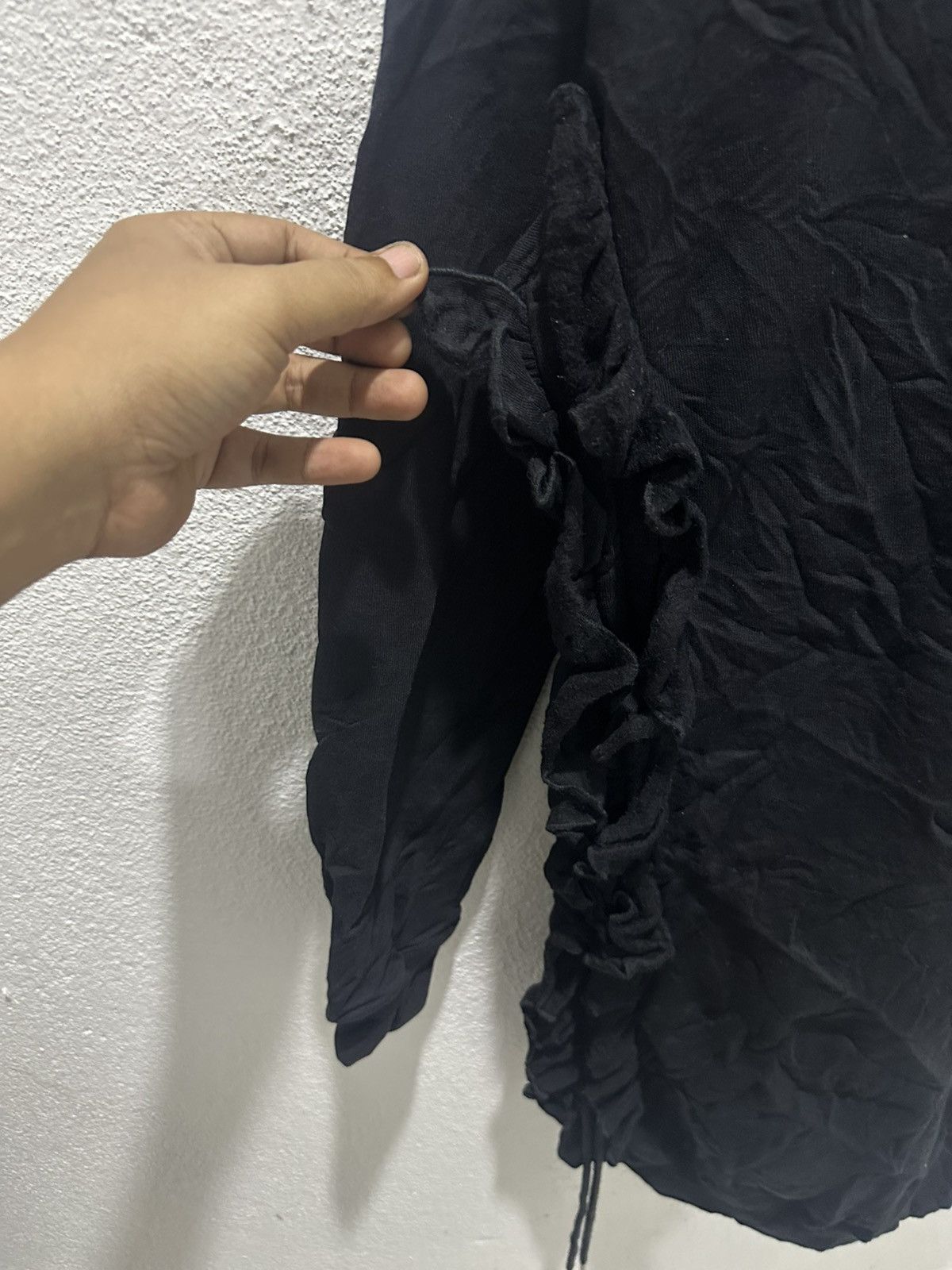 MSGM Vintage MSGM Ruffle Trim Sweatshirt Size XS / US 0-2 / IT 36-38 - 4 Thumbnail