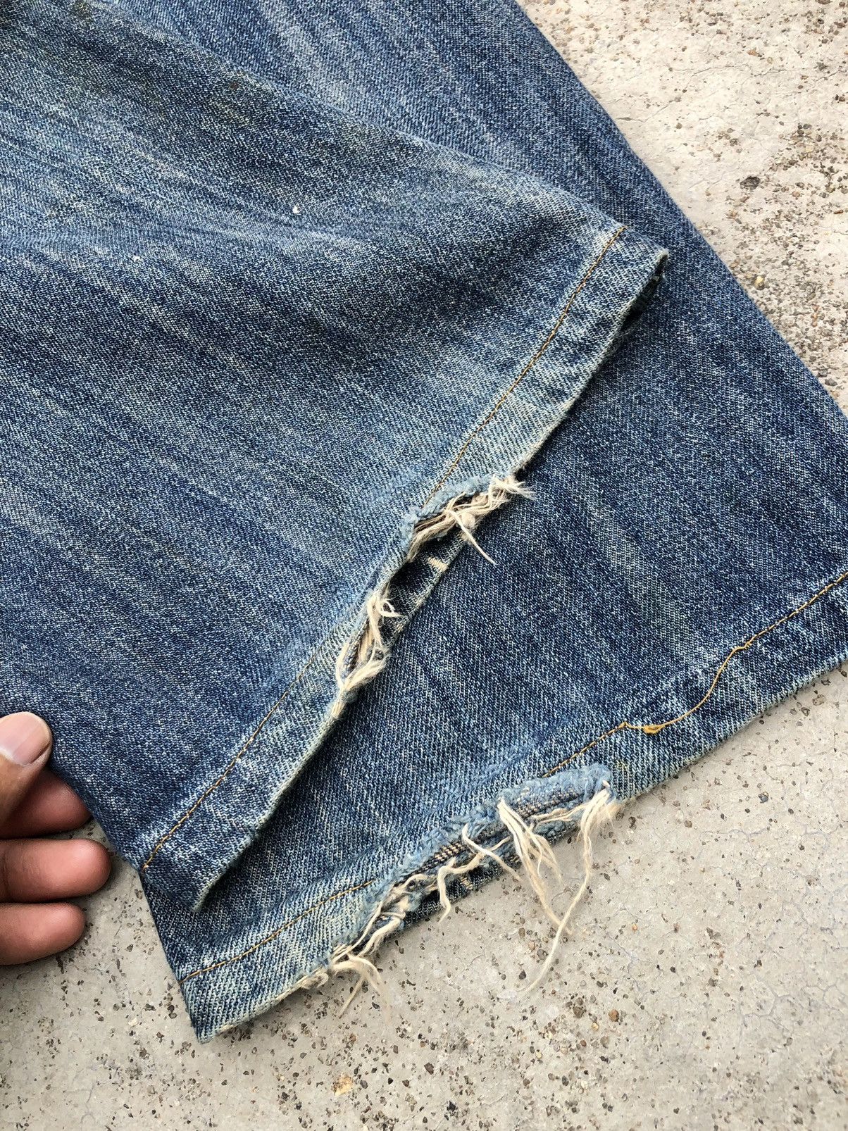 Japanese Brand VINTAGE RUSTY BLUE GOLD RUSH JEANS Size US 32 / EU 48 - 12 Thumbnail