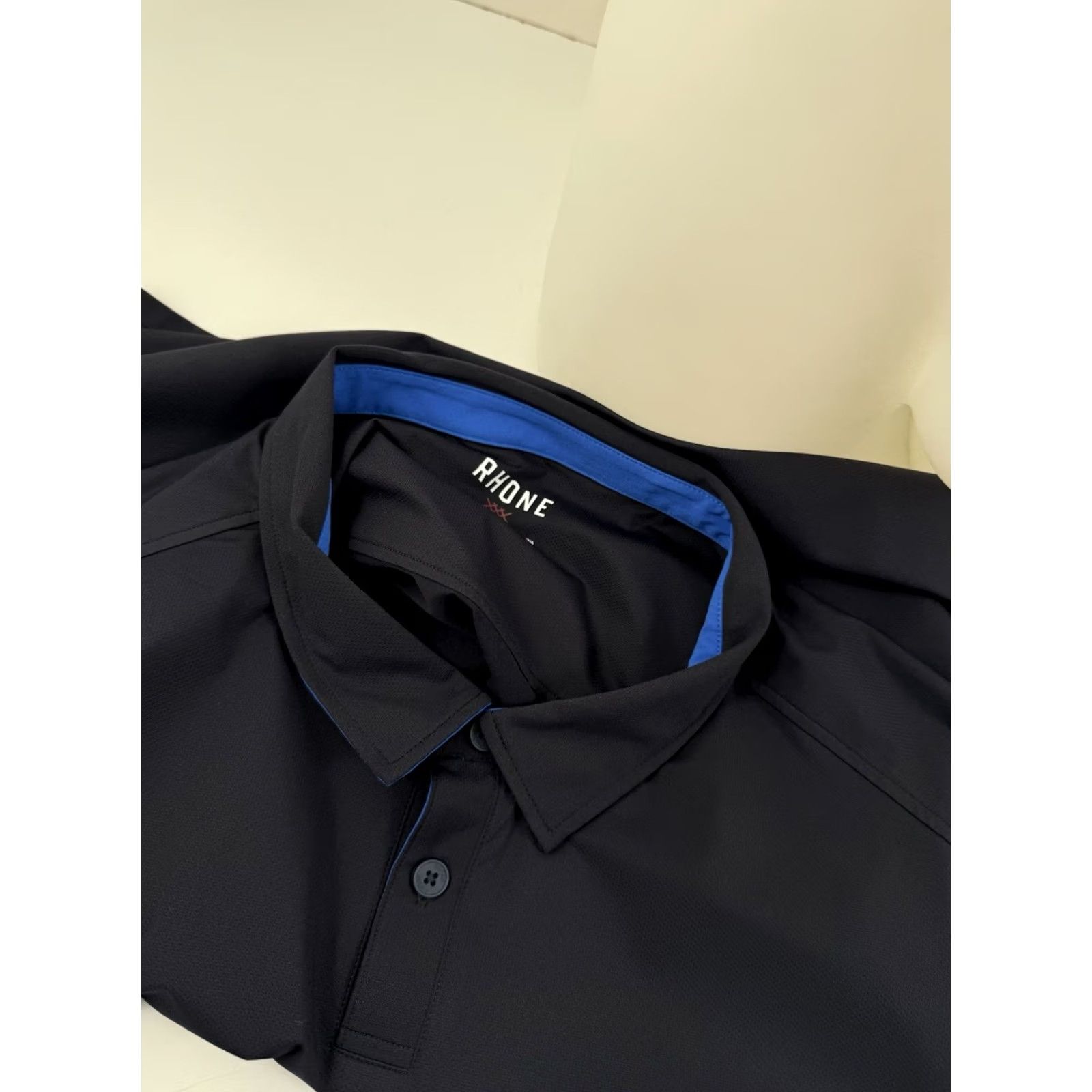 Rhone Rhone - COMMUTER Mens Polo Shirt XXL Stretch Polo Shirt Shirt Men 2XL Dark Blue/Almost Black Size US XXL / EU 58 / 5 - 3 Thumbnail