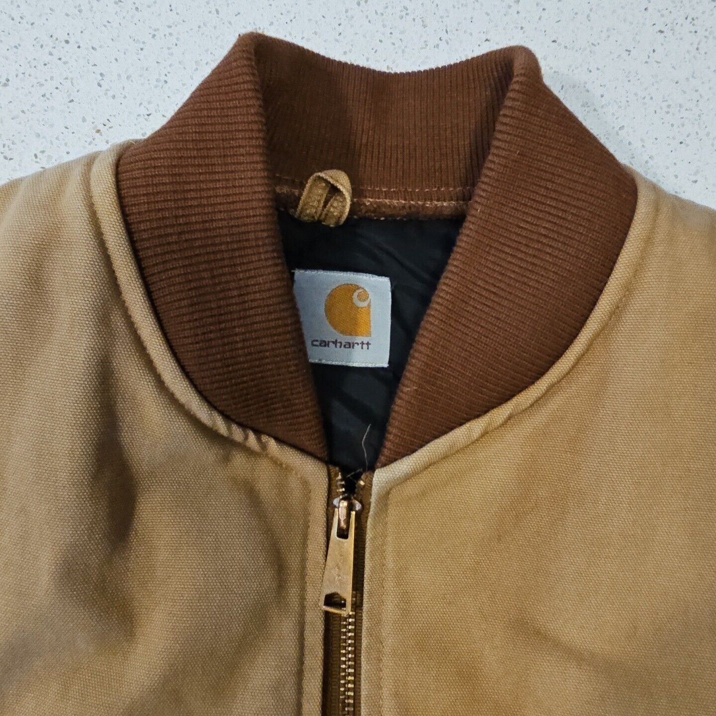Carhartt Vtg Carhartt Quilted Vest Mens XL Brown Canvas Arctic Insula Size US XL / EU 56 / 4 - 8 Thumbnail