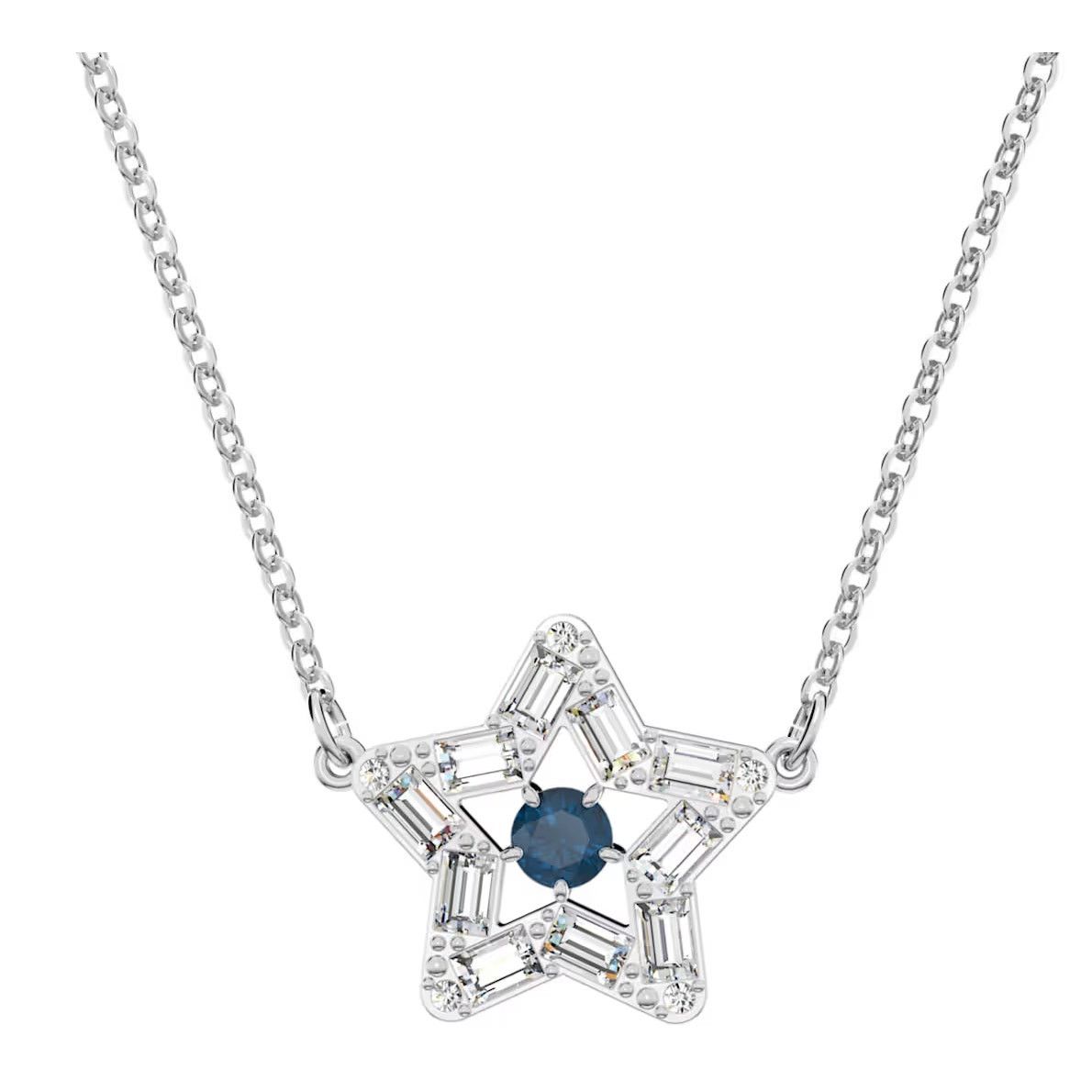 Swarovski Swarovski Stella Necklace Mixed cuts, Star Pendant Blue Size ONE SIZE - 2 Thumbnail