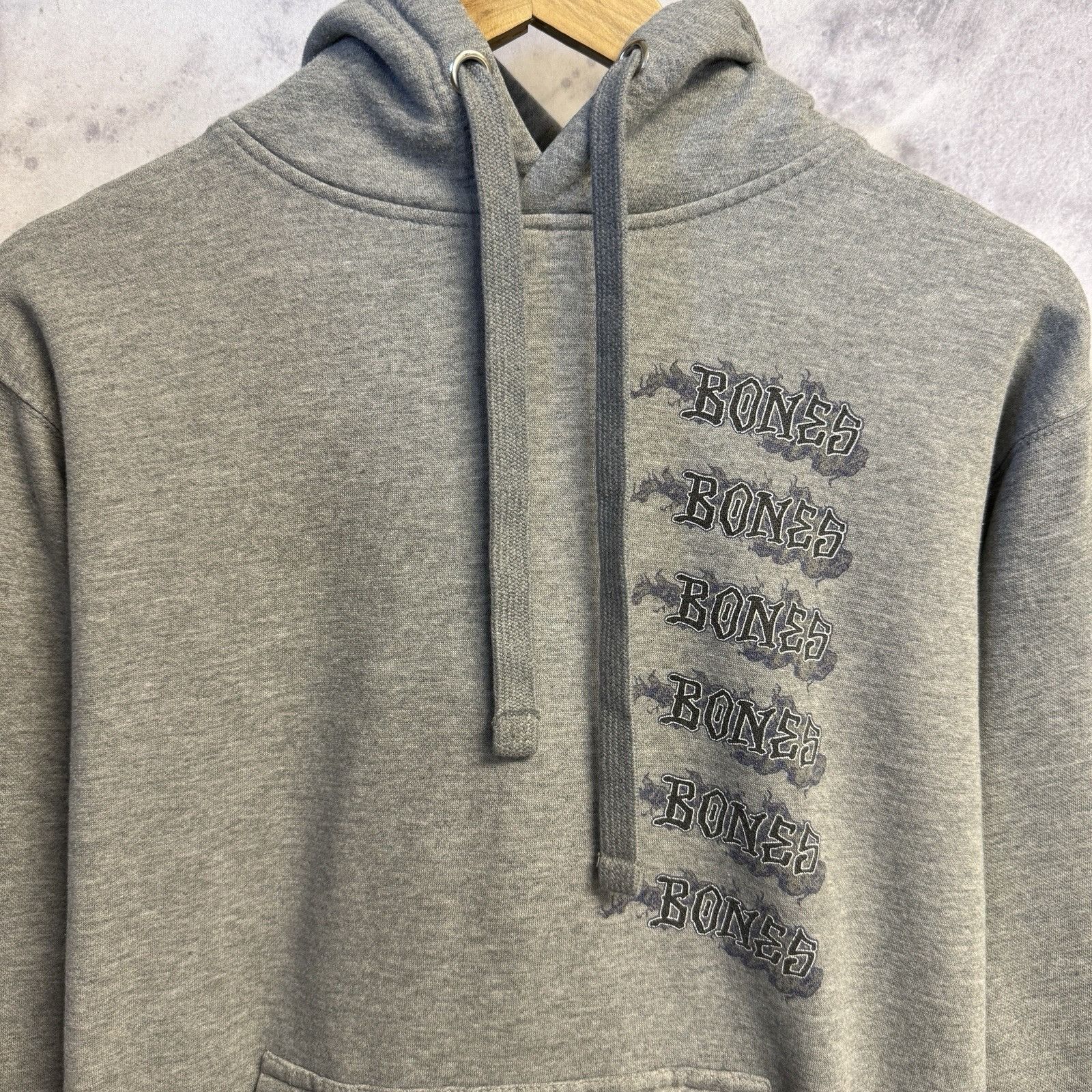 Bones Bones Skateboard Hoodie Sweatshirt Mens Small Gray Skate Str Size US S / EU 44-46 / 1 - 1 Thumbnail